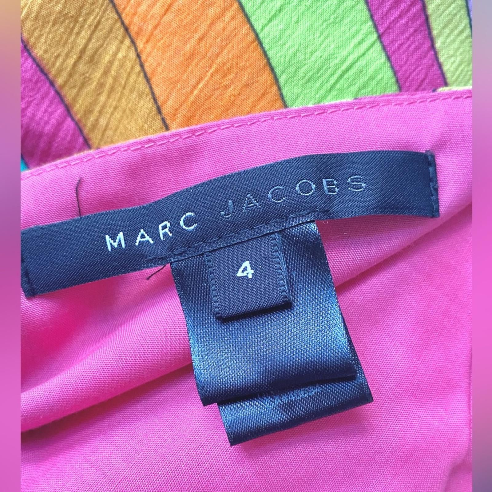 Marc Jacobs Marc Jacobs Silk Stripe Midi Dress Y2K Spaghetti Strap Size S / US 4 / IT 40 - 7 Thumbnail