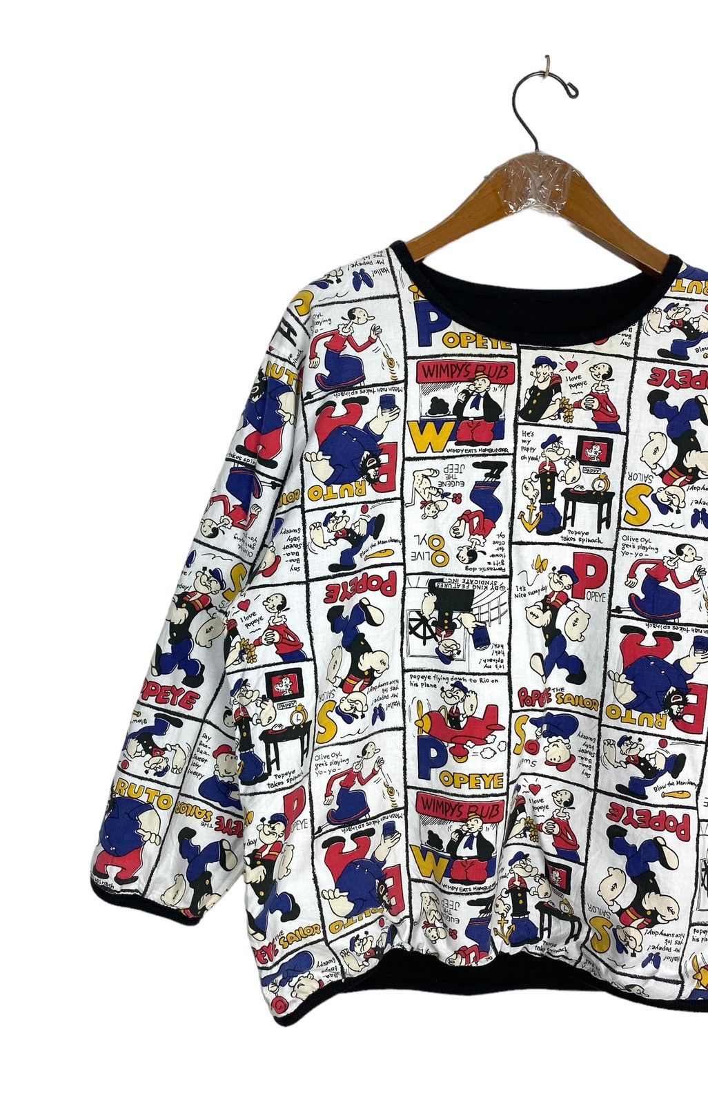Japanese Brand Rare‼️ Olive Popeye Wife Full Print Reversible Sweatshirt Size M / US 6-8 / IT 42-44 - 6 Thumbnail