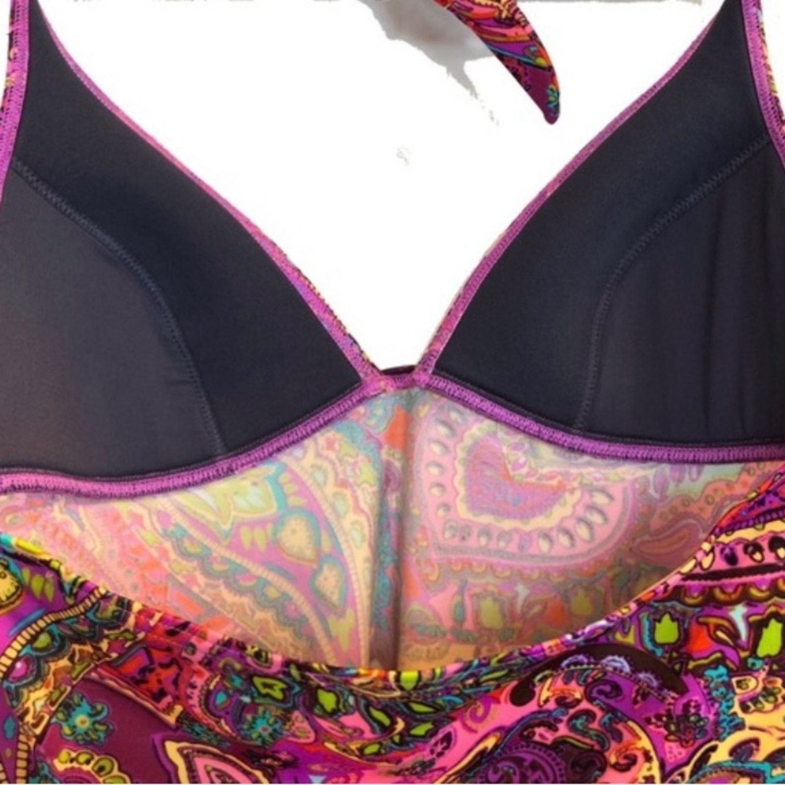 Victoria's Secret Victoria’s Secret Women's Medium Swim Tankini Top Purple Size M / US 6-8 / IT 42-44 - 8 Thumbnail