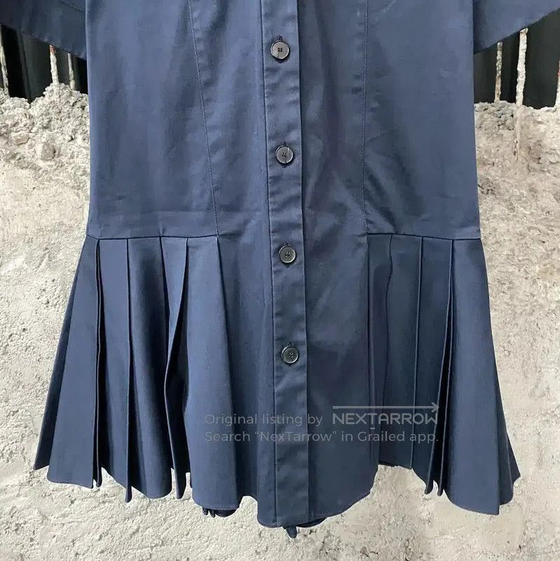 Dior Dior Summer Blue Pleated Dress . Size XXS / US 00 / IT 34 - 4 Thumbnail