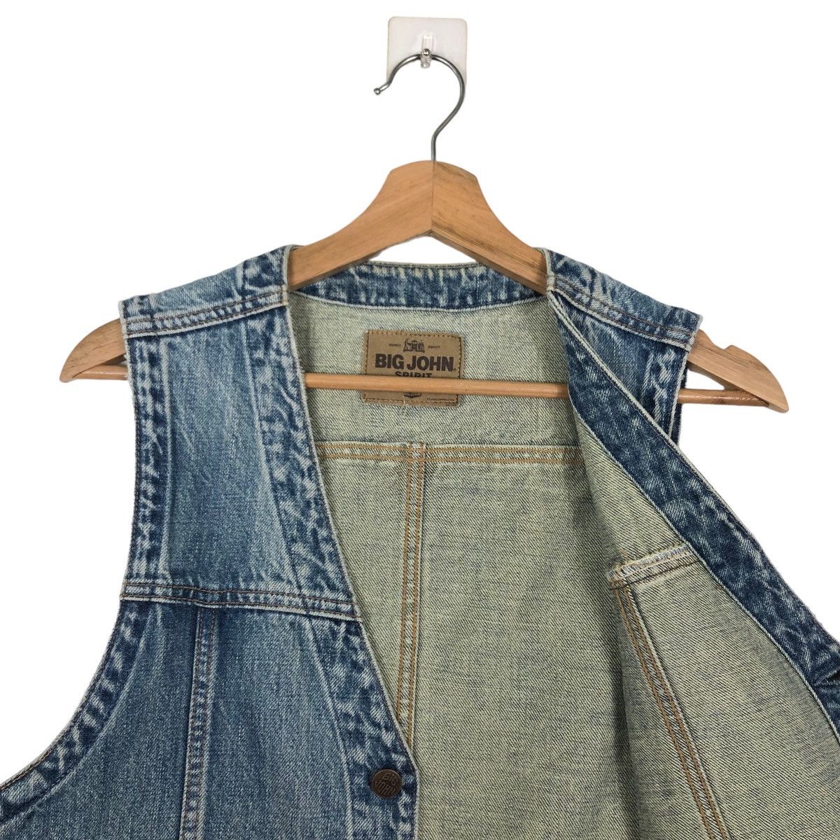 Japanese Brand 🔥90’s Big John USA Tank Top Denim Jeans Worker Size US M / EU 48-50 / 2 - 10 Thumbnail