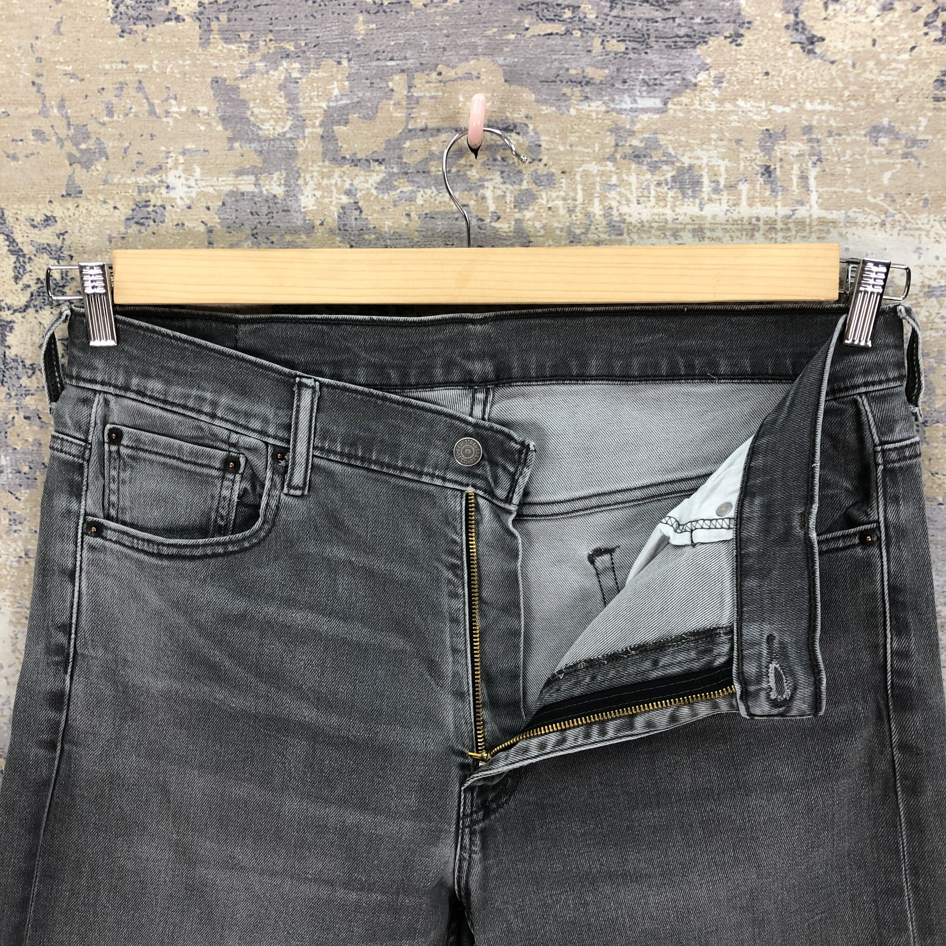 Levi's Vintage Y2K Levis 569 Baggy Denim Levi's Super Black Jeans Size US 36 / EU 52 - 6 Thumbnail
