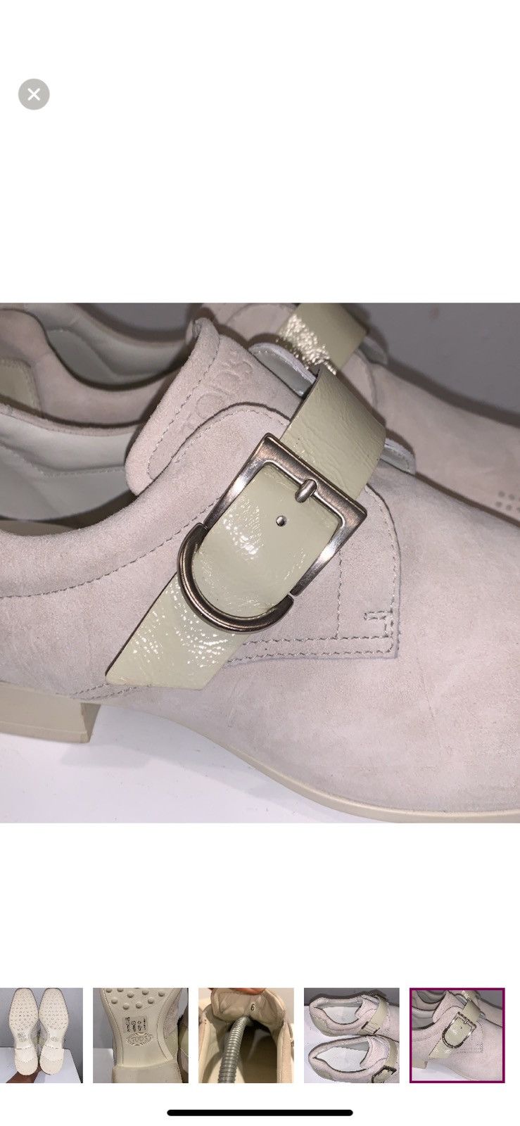 Tod's TODS WESTERN LOAFERS OFFWHITE SIZE 6 Size US 6 / EU 39 - 9 Thumbnail