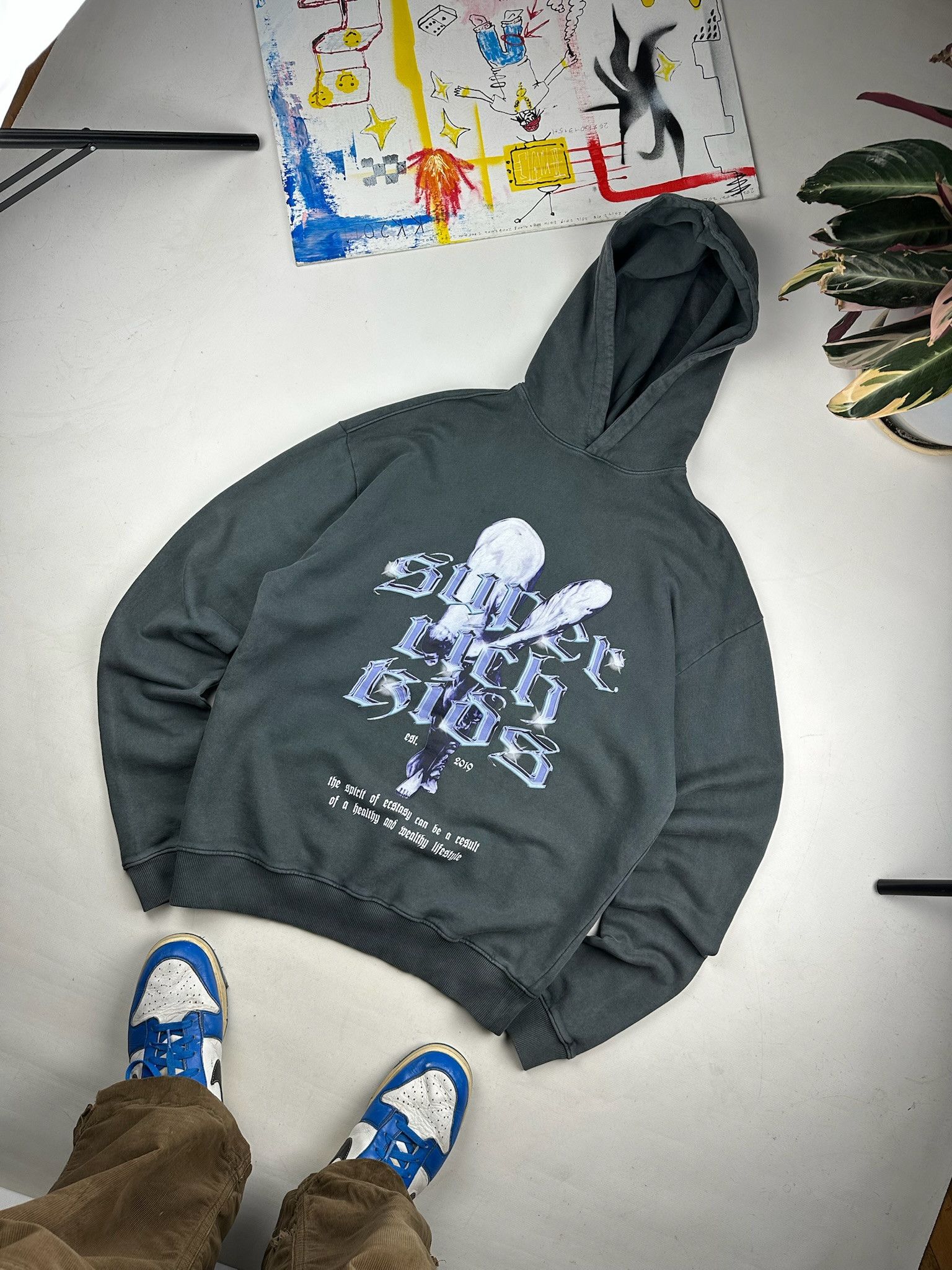 Other Baggy Streetwear Hoodie rolls royce logo Size US M / EU 48-50 / 2 - 8 Thumbnail