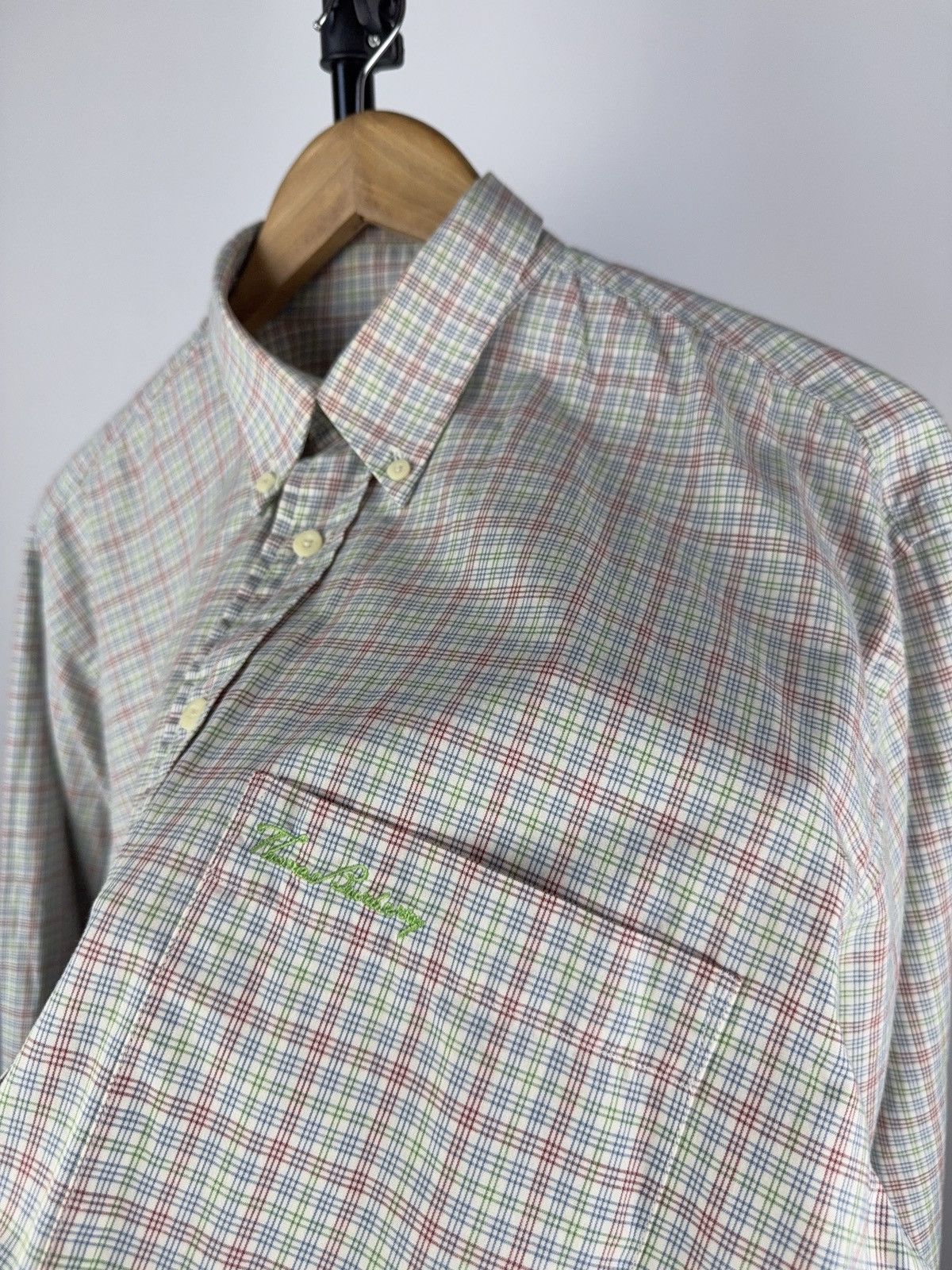 Burberry Thomas Burberry Vintage 90s Check Button-Down Shirt L-XL Size US L / EU 52-54 / 3 - 3 Thumbnail