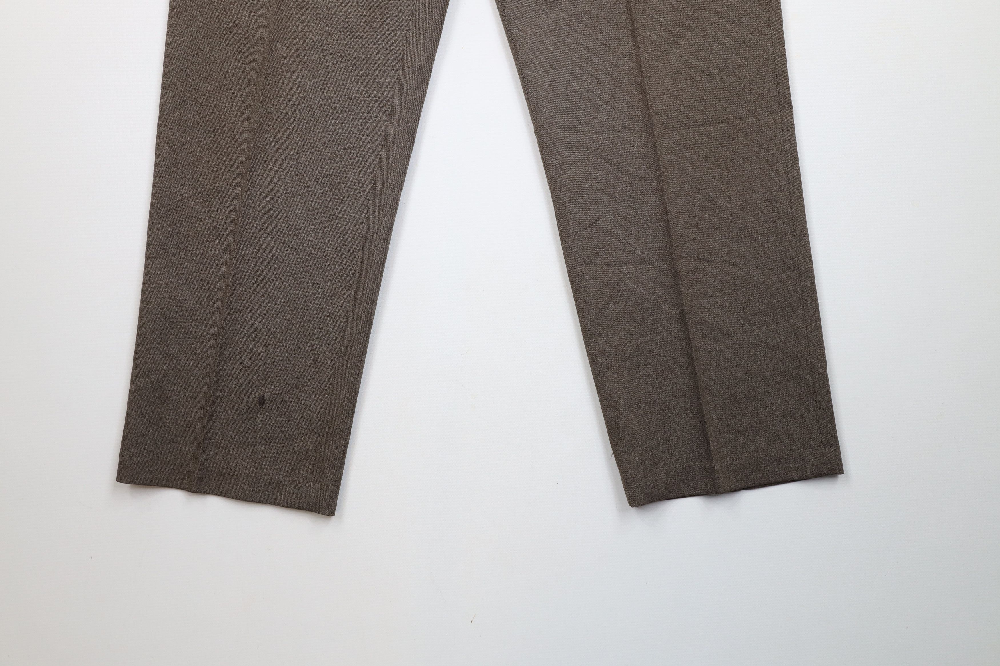 Levi's × Vintage Vintage 90s Levis Knit Flared Wide Leg Chino Pants Brown Size US 36 / EU 52 - 4 Thumbnail