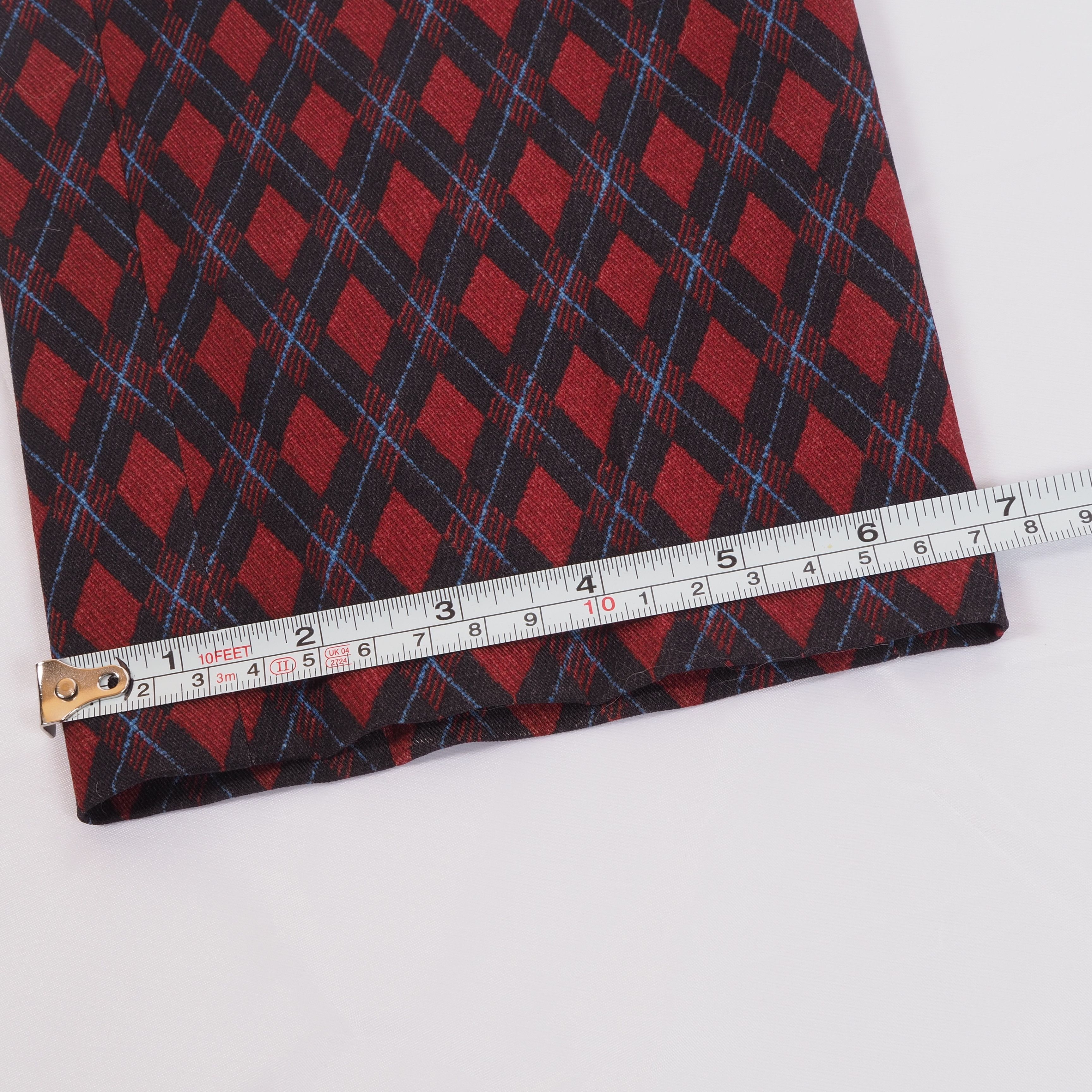 Prada Prada Vintage Red Black Geometric Cropped Pants Size 27" / US 4 / IT 40 - 11 Thumbnail