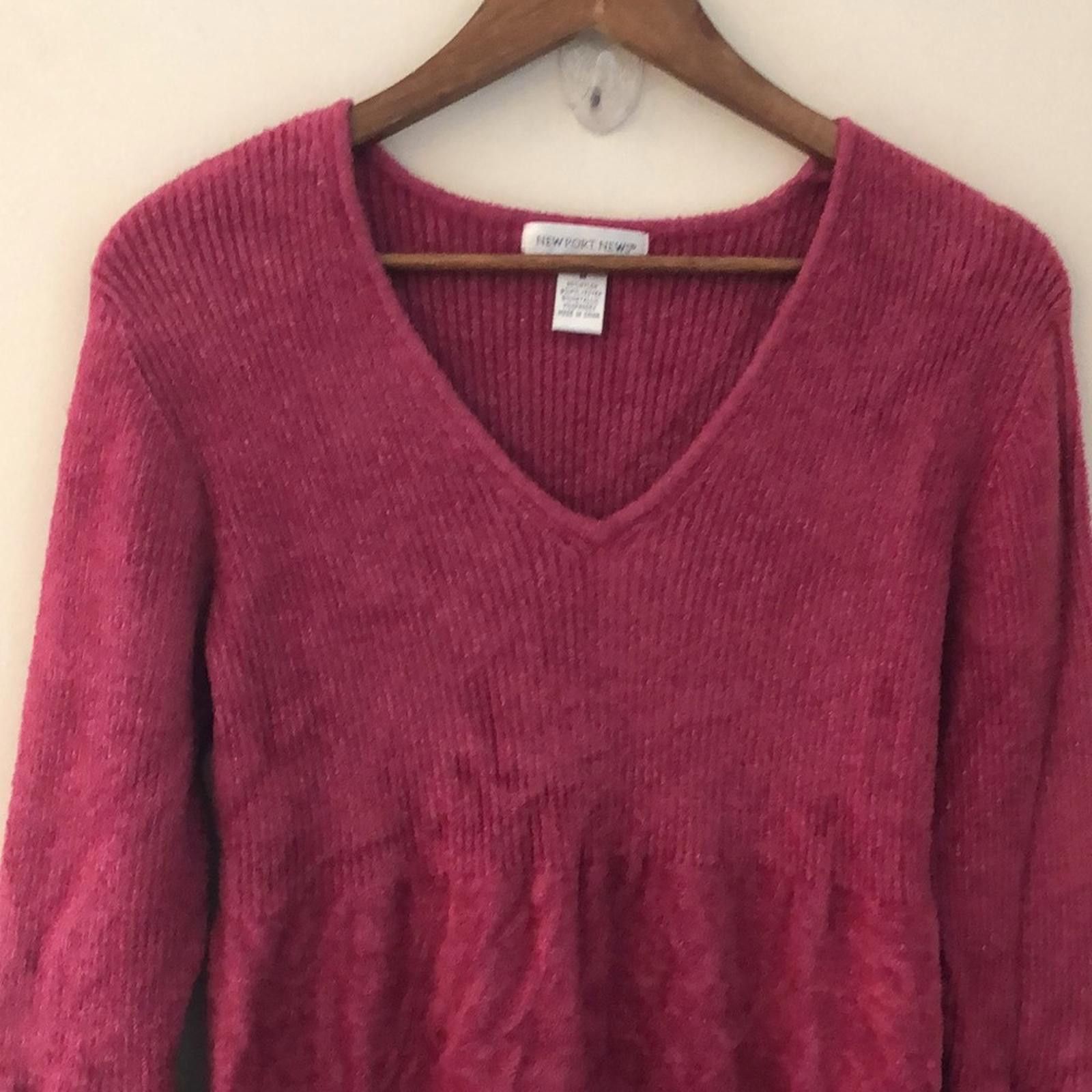 Other Newport News midi sweater dress Fuchsia pink metallic SZ M Size M / US 6-8 / IT 42-44 - 2 Thumbnail