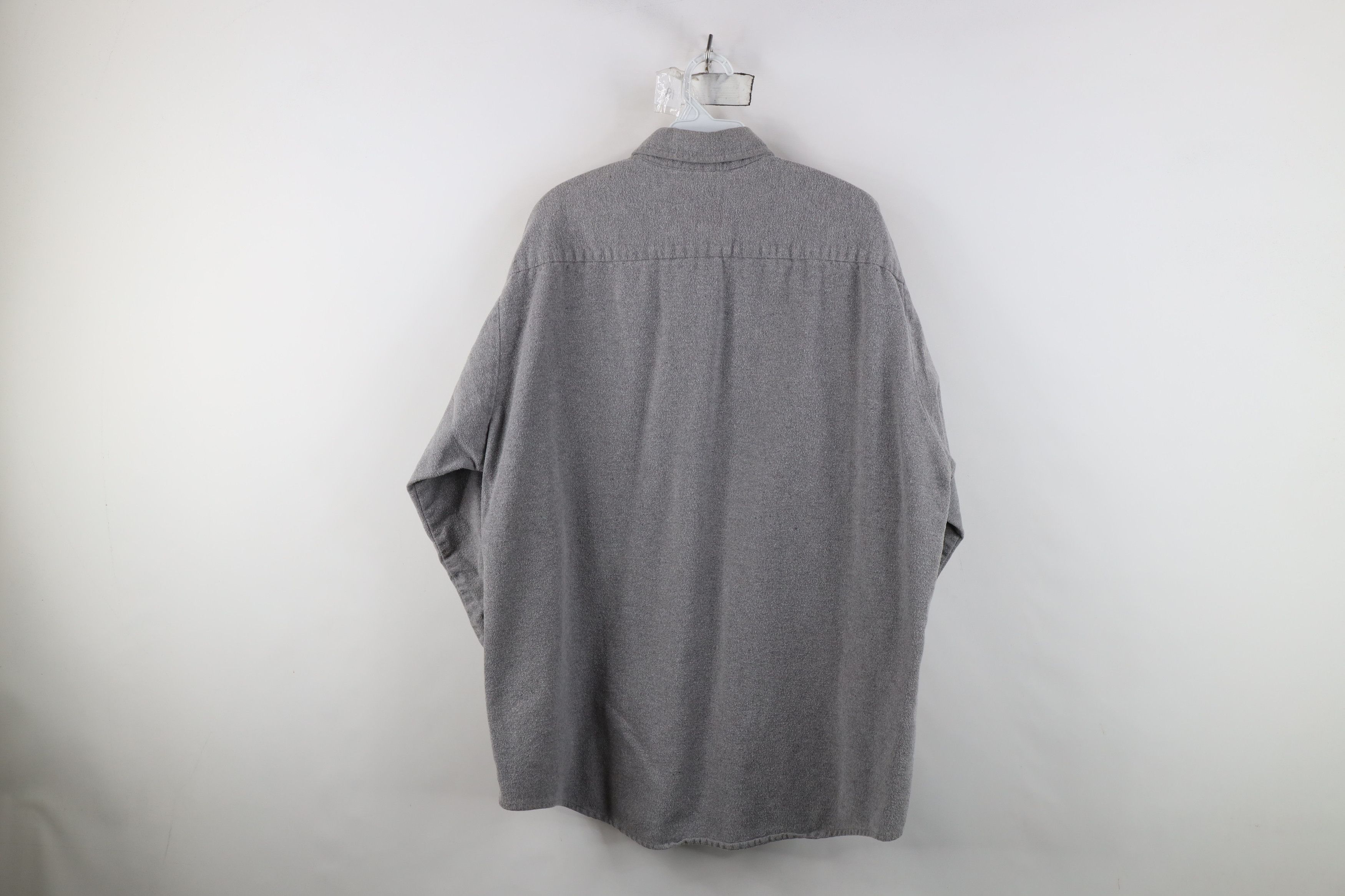 Vintage Vintage 90s Streetwear Heavy Chamois Cloth Button Down Shirt Size US L / EU 52-54 / 3 - 12 Thumbnail