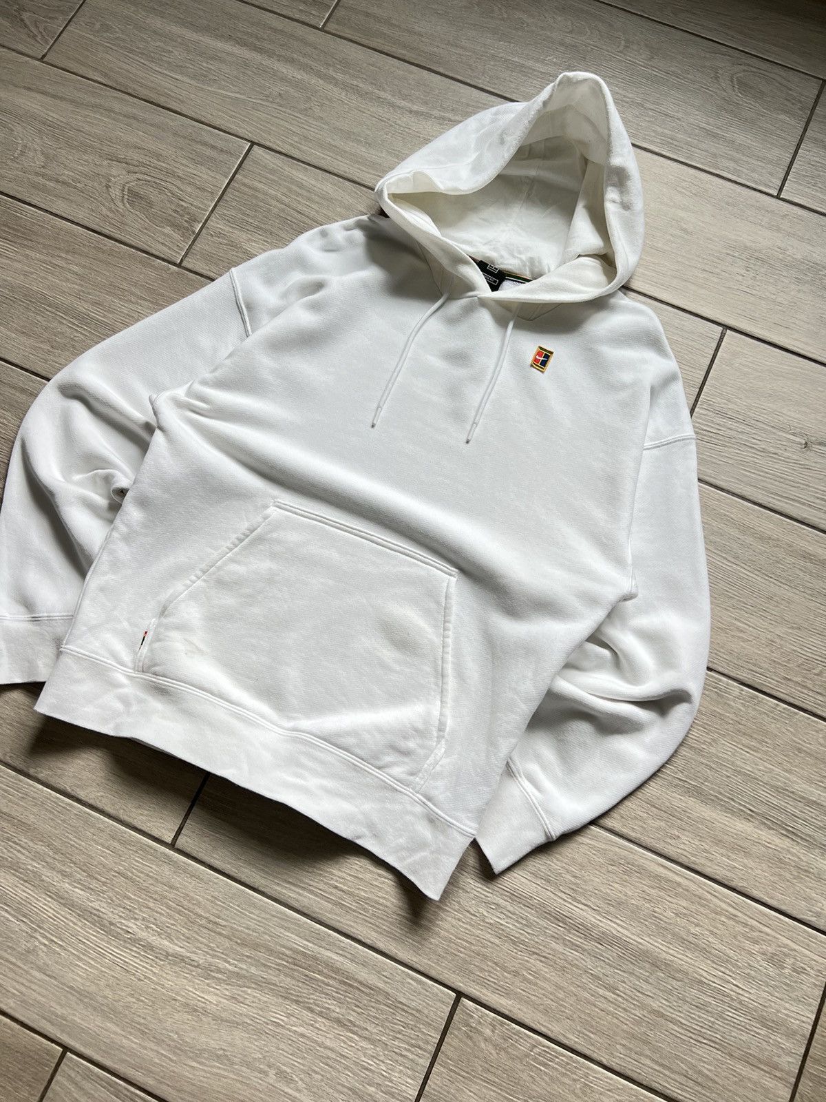 Nike × Vintage Vintage Nike Tennis Court Hoodie x Andre Agassi Rare Size US S / EU 44-46 / 1 - 4 Thumbnail