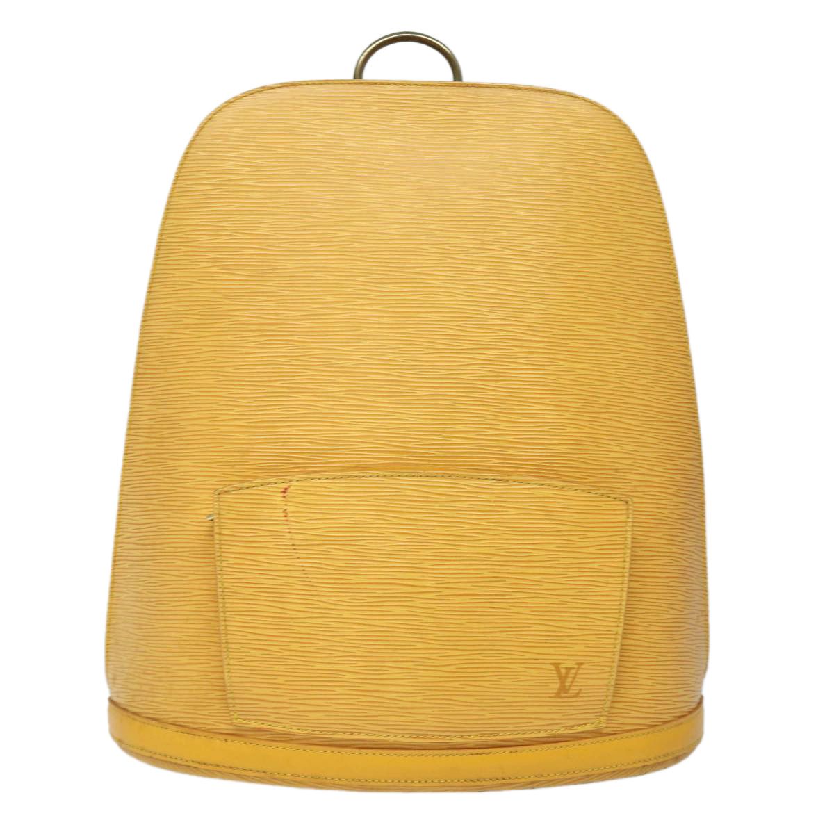 Louis Vuitton Gobelins Yellow Leather Backpack Bag (Pre-Owned) Size ONE SIZE - 1 Thumbnail