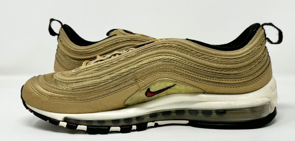 Nike 2018 Nike Air Max 97 OG QS Metallic Gold size 10 Size US 10 / EU 43 - 7 Thumbnail