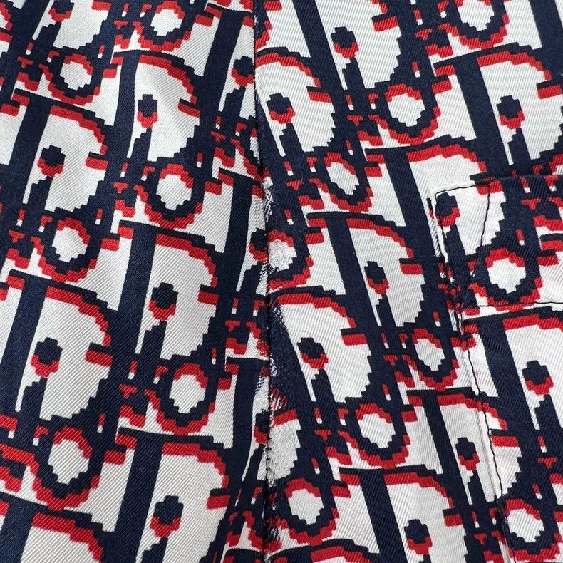 Dior Dior Classic old flower full logo silk shorts 2505-Nextarro Size US 30 / EU 46 - 6 Thumbnail
