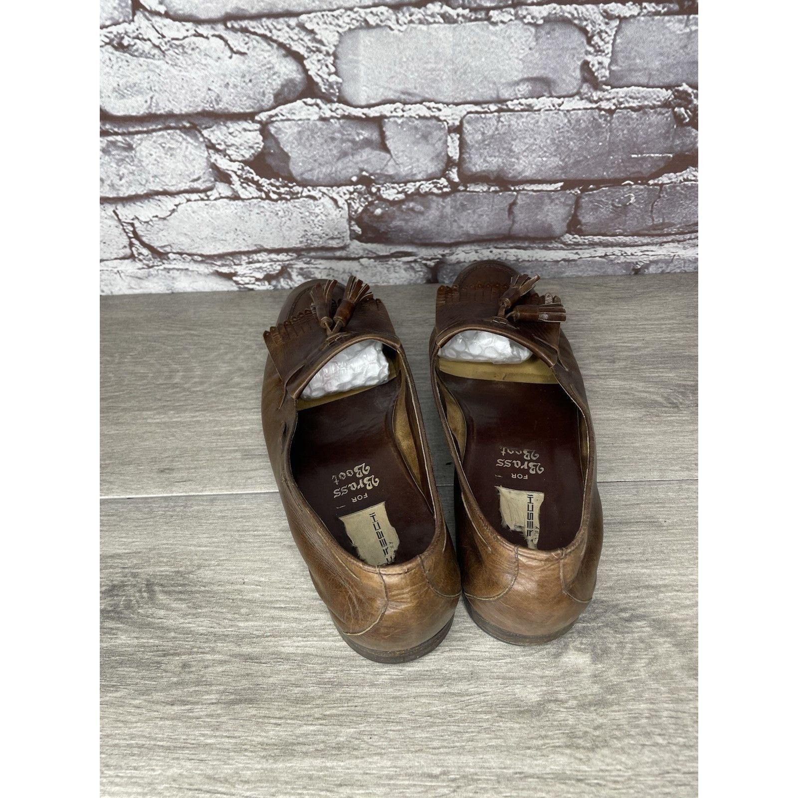 Moreschi Moreschi Brass Boot Brown Leather VTG Tassel Loafer Dress Sh Size US 8.5 / EU 41-42 - 19 Thumbnail