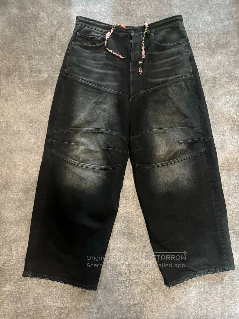 Balenciaga Balenciaga Black Waxed Wide. Size US 26 / EU 42 - 1 Thumbnail