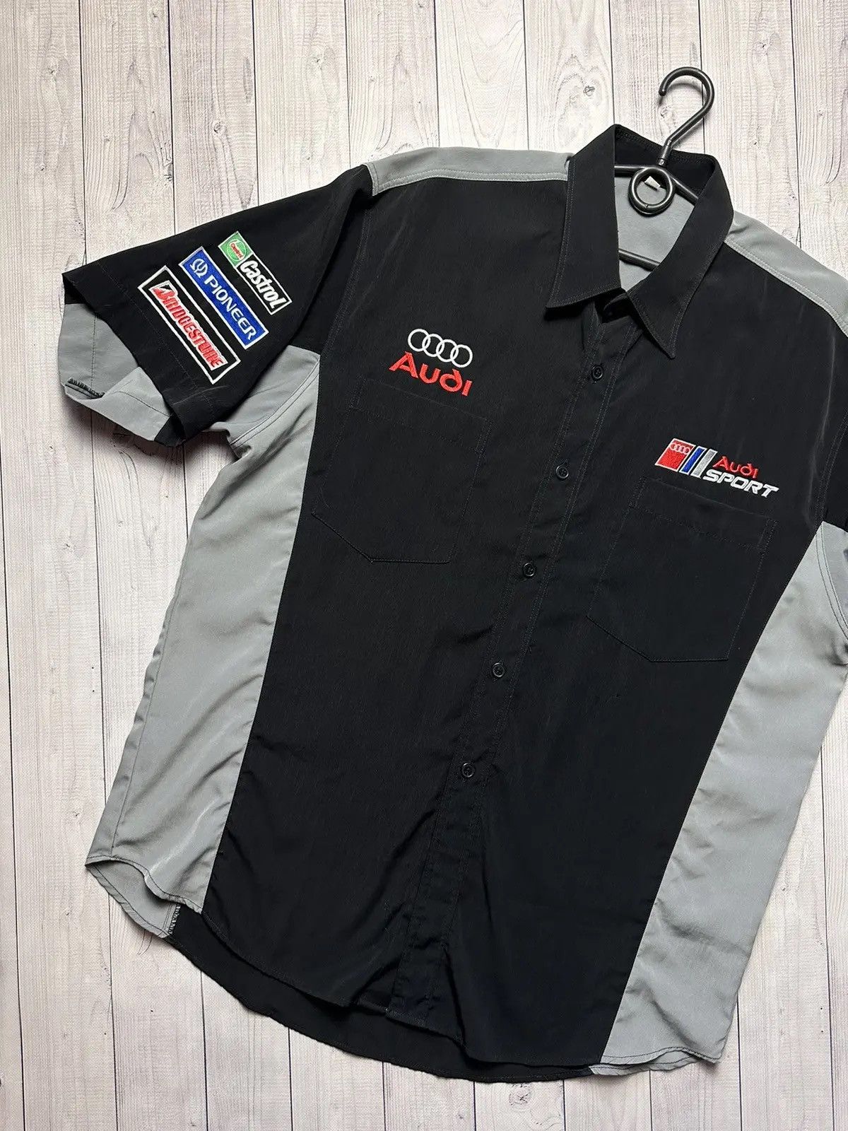 Audi Vintage Audi racing shirt big logo size XXL Size US XXL / EU 58 / 5 - 3 Thumbnail