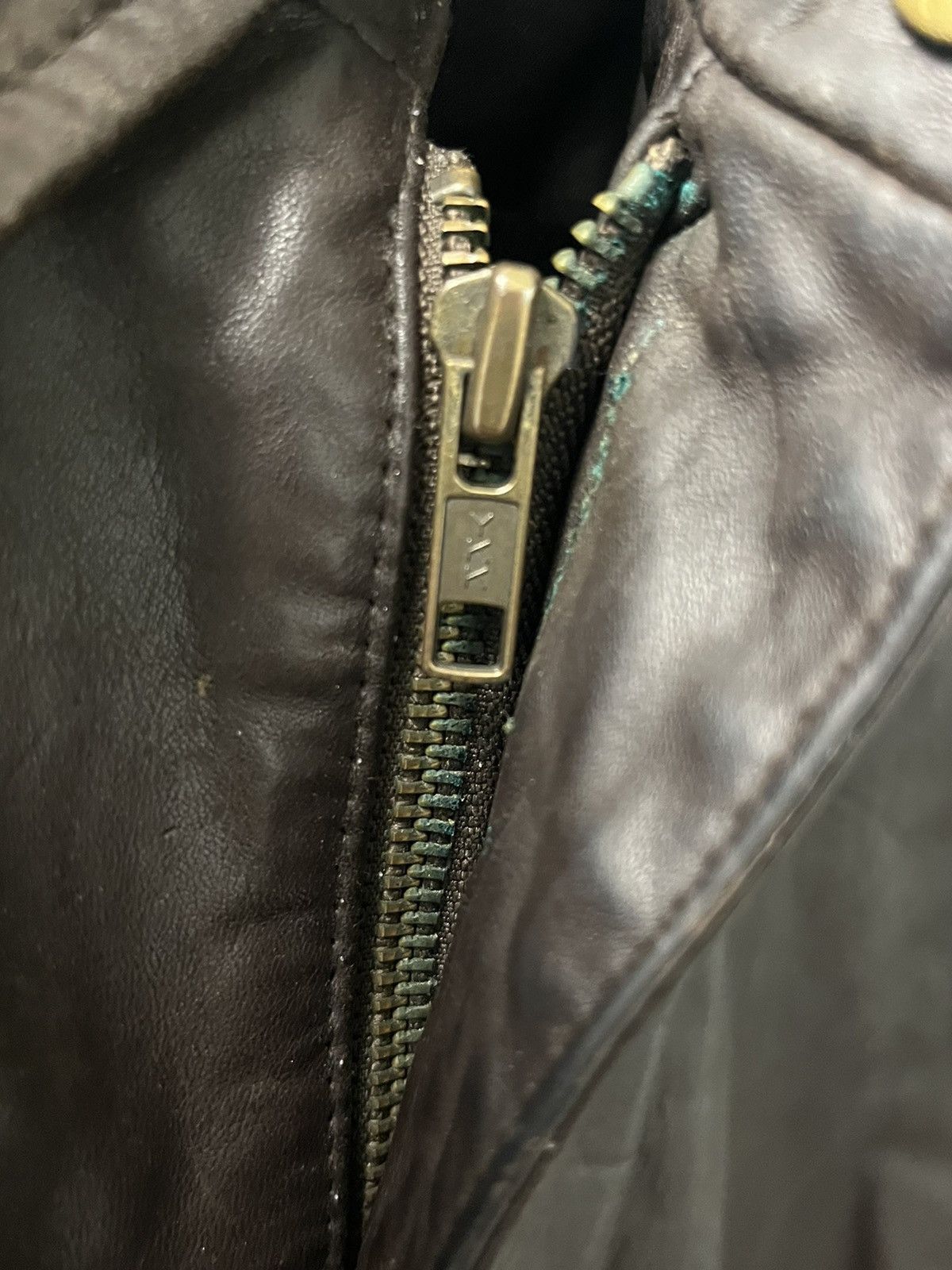 Vintage Context leather bomber. Medium Size US M / EU 48-50 / 2 - 9 Thumbnail