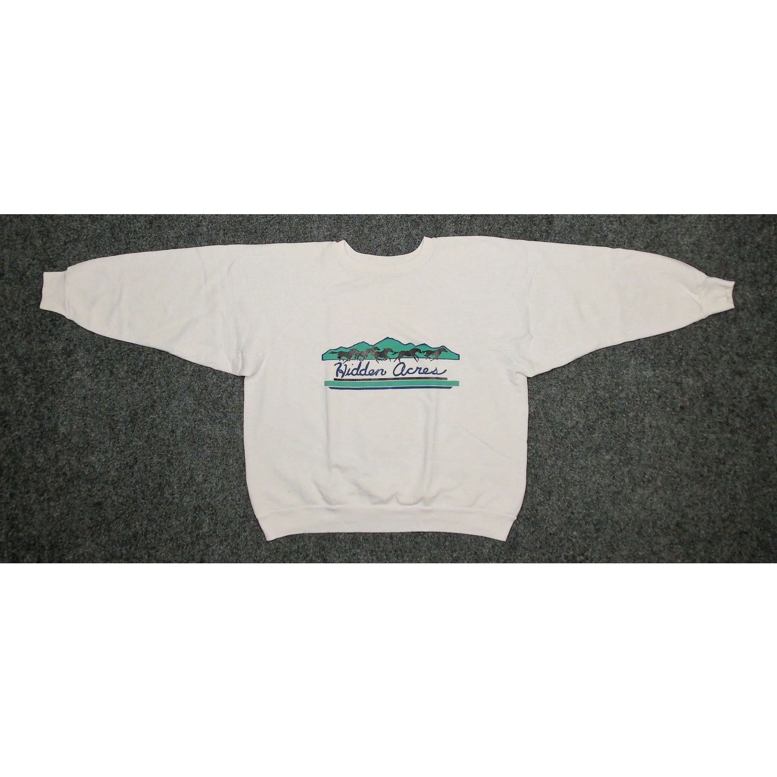 Vintage Discus Athletic 80s Hidden Acres Boxy Slouchy Sweatshirt Size XL / US 12-14 / IT 48-50 - 5 Thumbnail