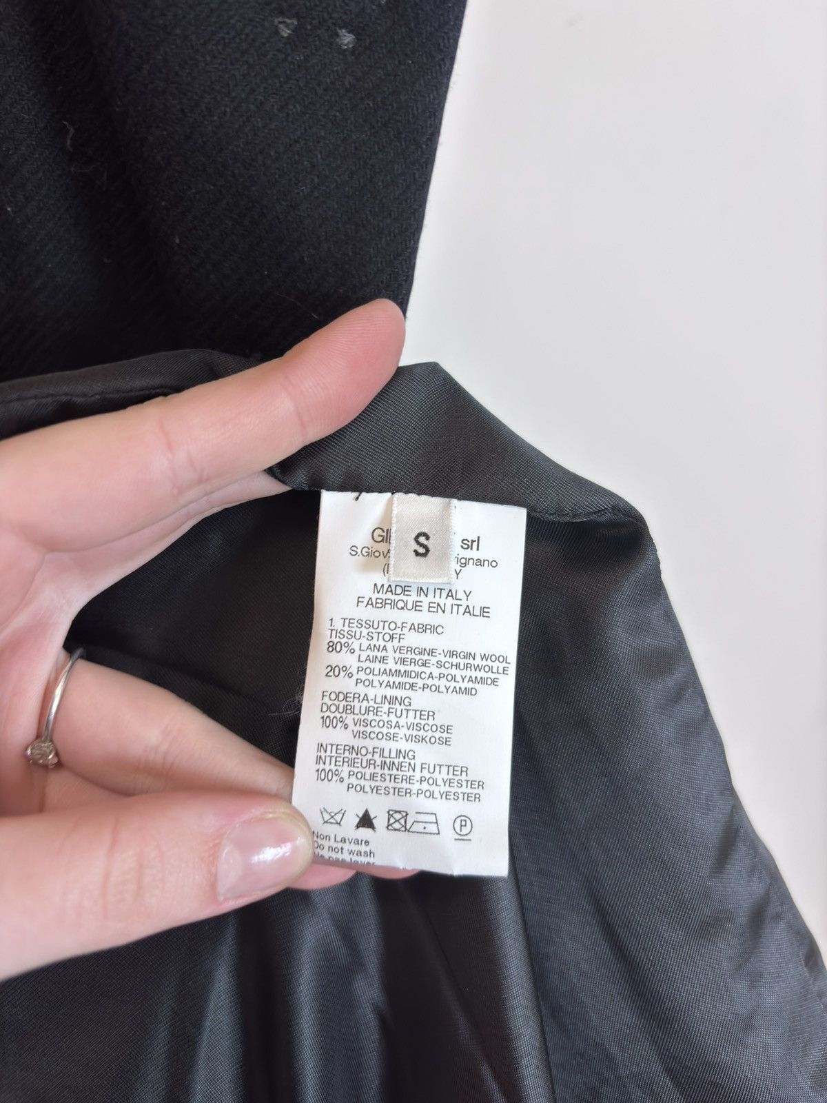 Marithe + Francois Girbaud Marithe Francois Girbaud Women’s Archival Ruffle Wool Coat Size S / US 4 / IT 40 - 12 Thumbnail