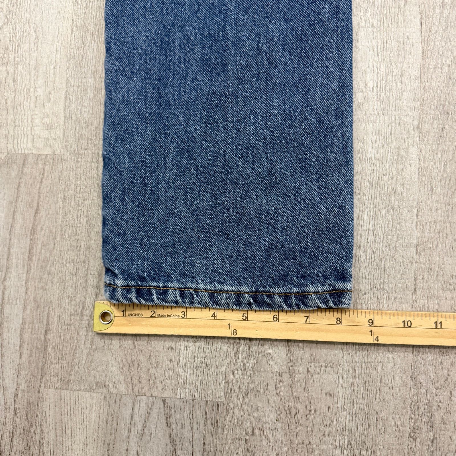 Tommy Hilfiger Vintage Tommy Hilfiger Jeans Men's 31x30 Blue 90s Denim Size US 31 - 11 Thumbnail