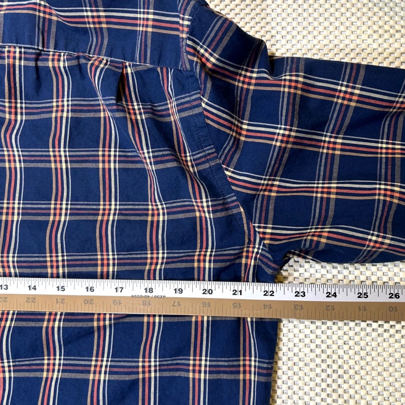 J.Crew J. Crew Mercantile Mens L Flex Shirt Plaid Button Down Long Sleeve Slim Fit Blue Size US L / EU 52-54 / 3 - 7 Thumbnail