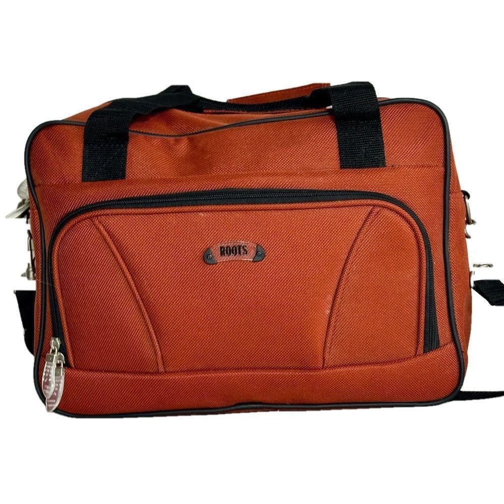 Roots Vintage Roots Orange Canvas Laptop Weekender Shoulder Strap Size ONE SIZE - 1 Thumbnail