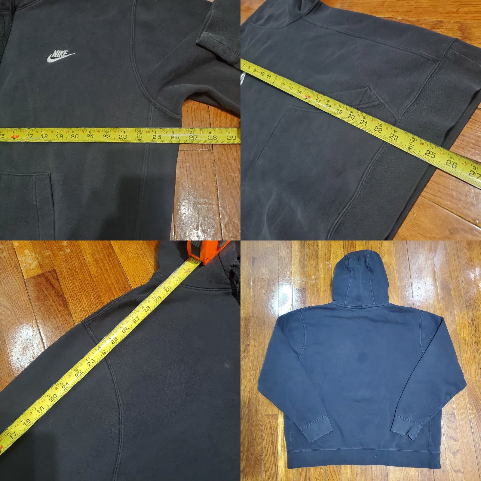 Nike Nike Sportswear Club Fleeve Pullover Hoodie Men XL Black Logo Faded BV2654 010 Size US XL / EU 56 / 4 - 8 Thumbnail