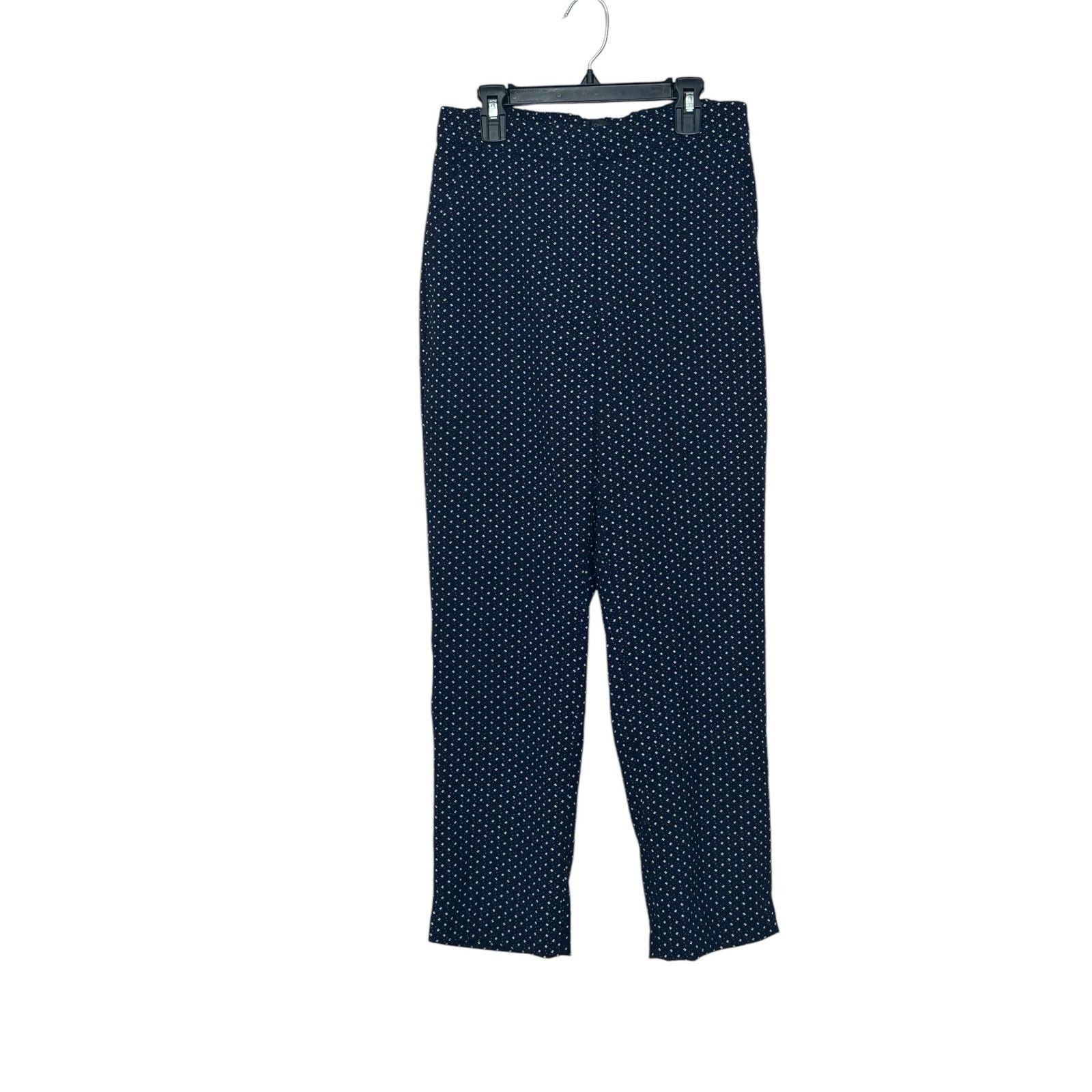 J.Crew J. Crew blue white elastic waist dress pants size 6 Size 28" / US 6 / IT 42 - 8 Thumbnail