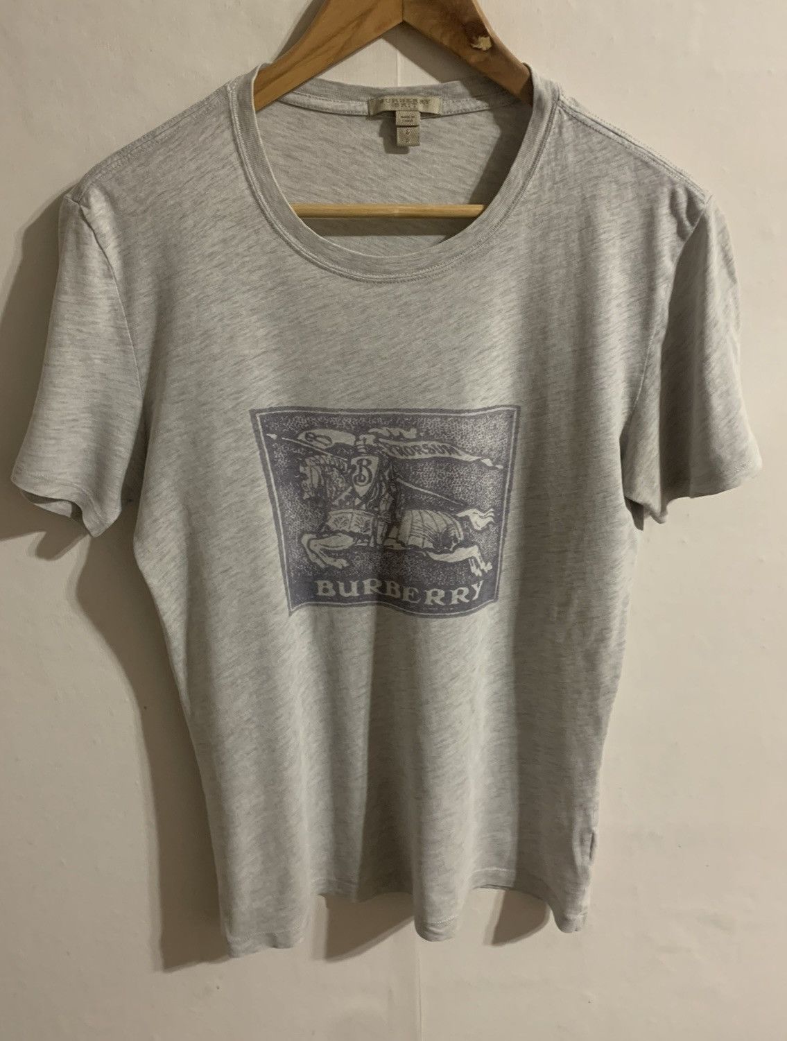 Burberry Burberry t shirt size S gray Size US S / EU 44-46 / 1 - 1 Thumbnail