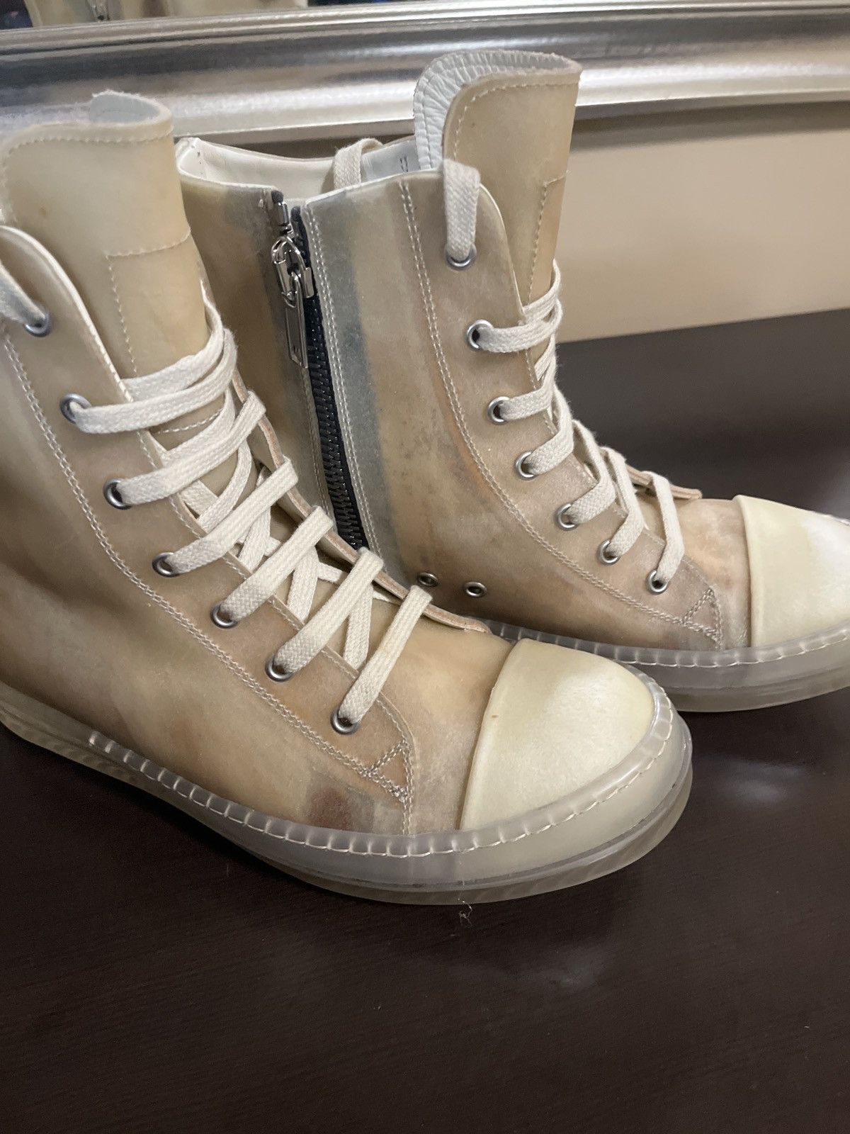 Rick Owens Rick Owens EDFU SS23 Natural Clear Size US 6 / IT 36 - 2 Thumbnail