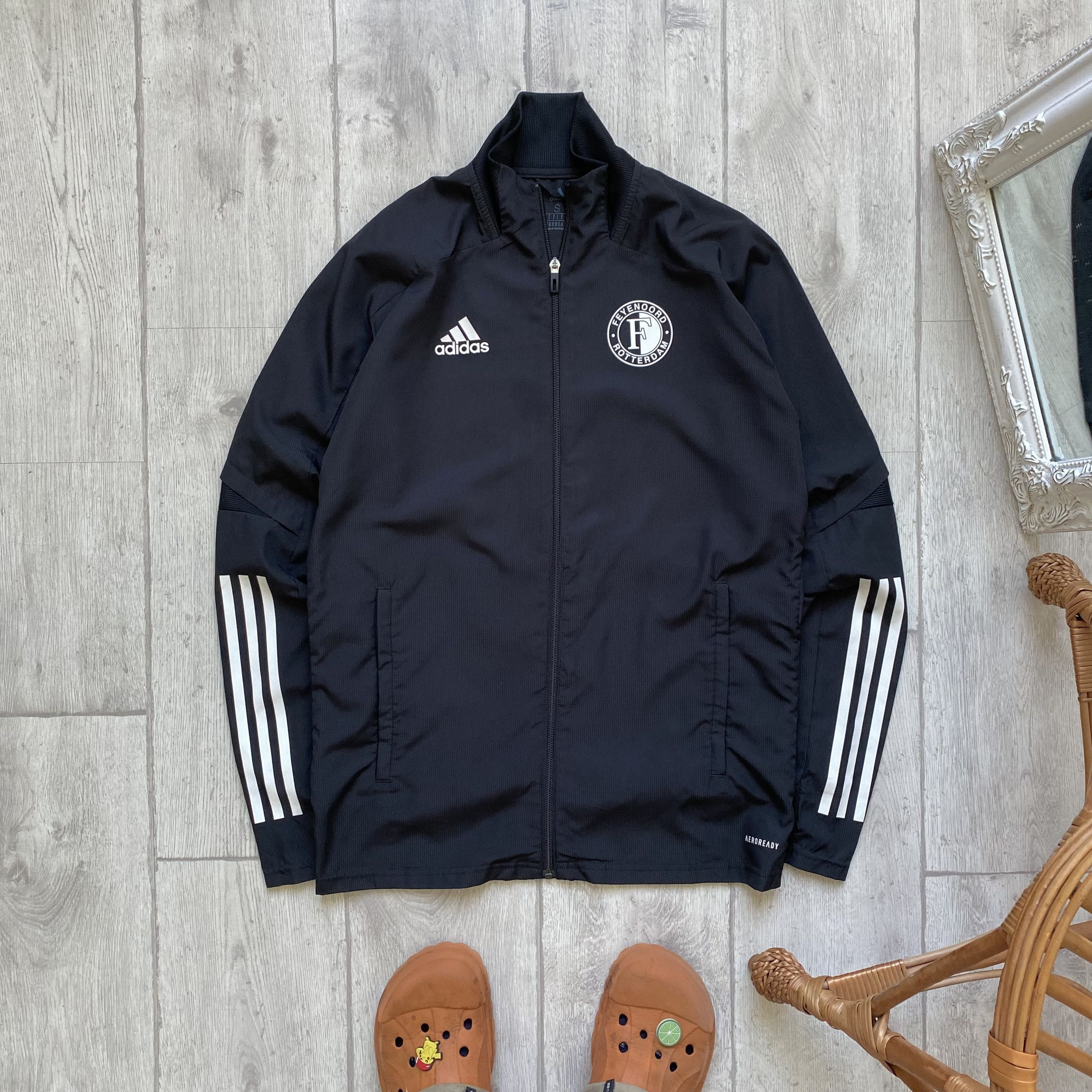 Adidas ⚽️ DRILL FC Feyenord Adidas jersey Nylon Track jacket Size US S / EU 44-46 / 1 - 1 Thumbnail