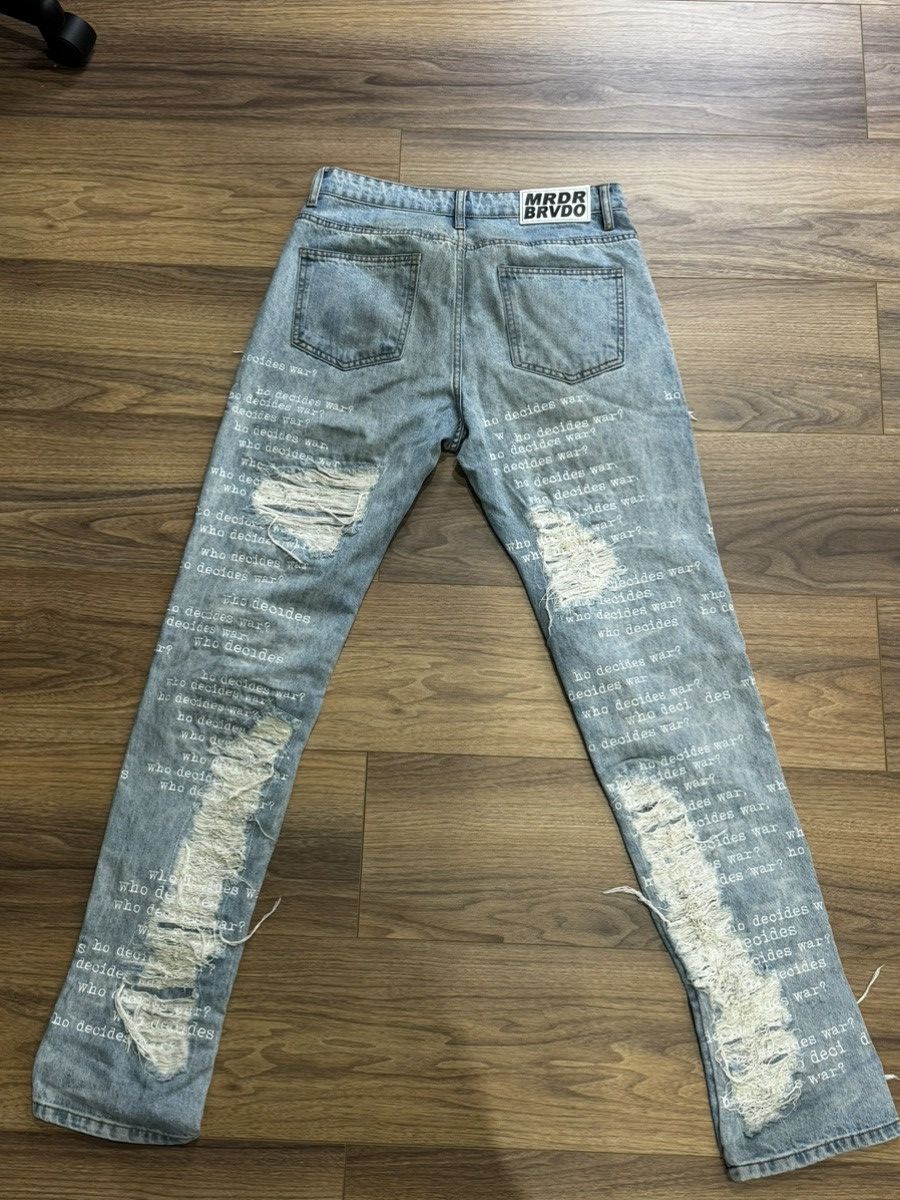 Who Decides War Who decides war scripture jeans SZ 32 Size US 32 / EU 48 - 2 Thumbnail