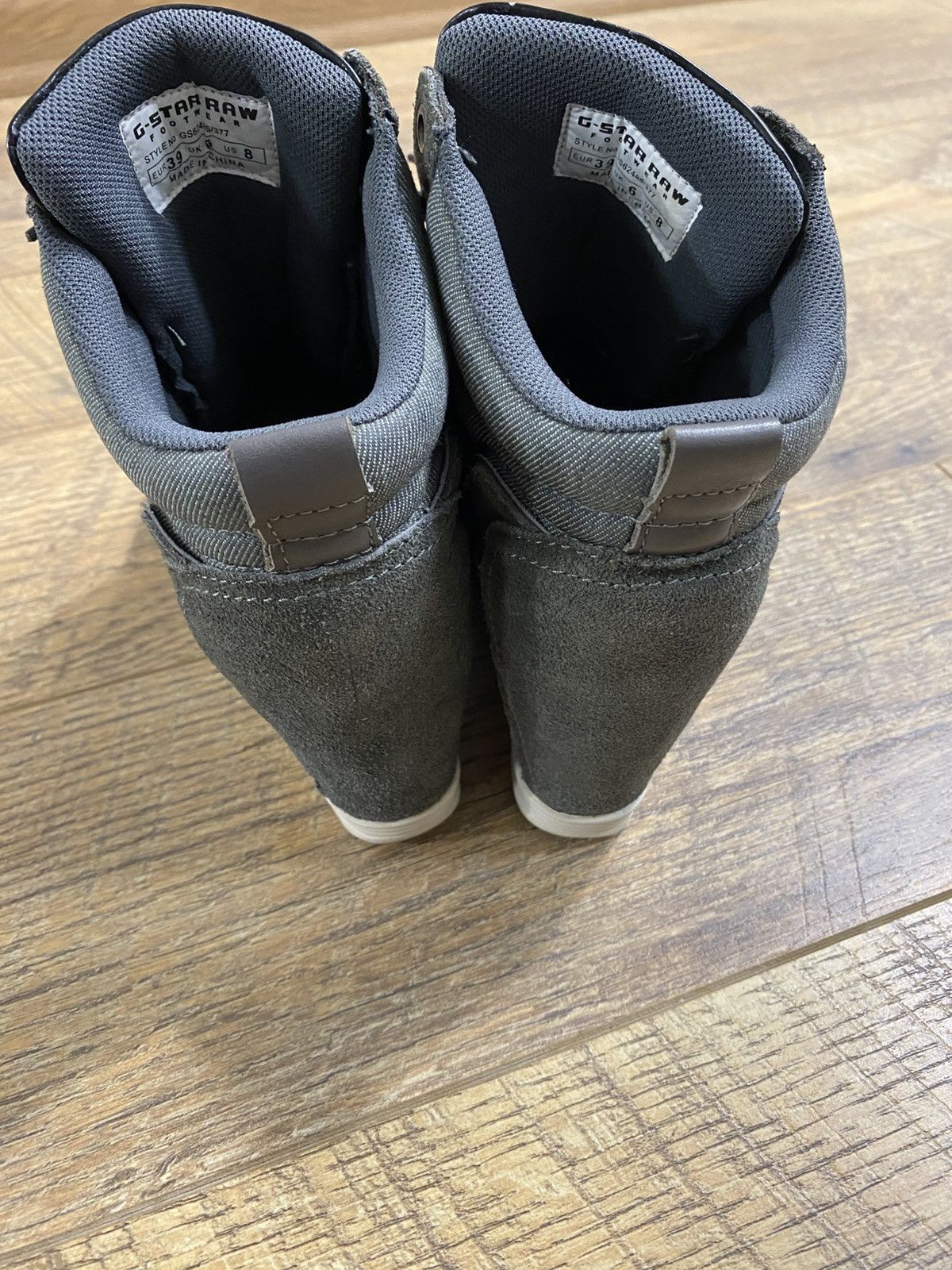 G-Star RARE Y2K 2000s G-Star RAW Hidden Wedge Sneakers High top Size US 9 / IT 39 - 5 Thumbnail