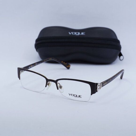 Vogue 🕶️New Vogue VO4014B 934 Brown Eyeglasses 50mm Size ONE SIZE - 1 Thumbnail