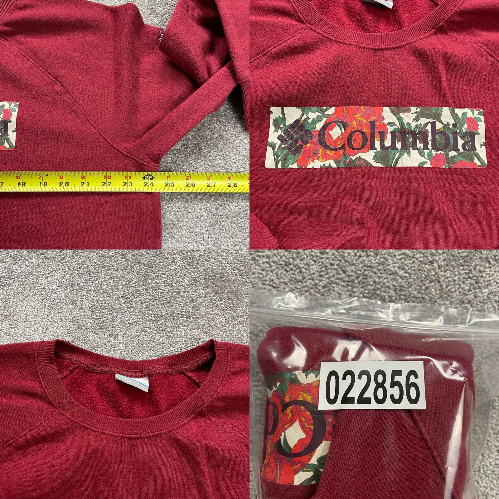 Vintage Columbia Pullover Sweatshirt Mens XL Red Graphic Crew Neck Fleece Active Outdoor Size US XL / EU 56 / 4 - 8 Thumbnail