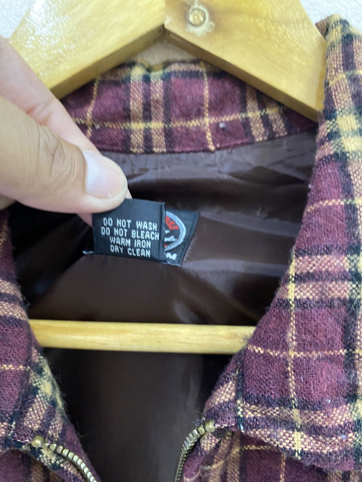 Converse × Vintage Vtg Converse Wool Plaid Jacket Size US M / EU 48-50 / 2 - 15 Thumbnail