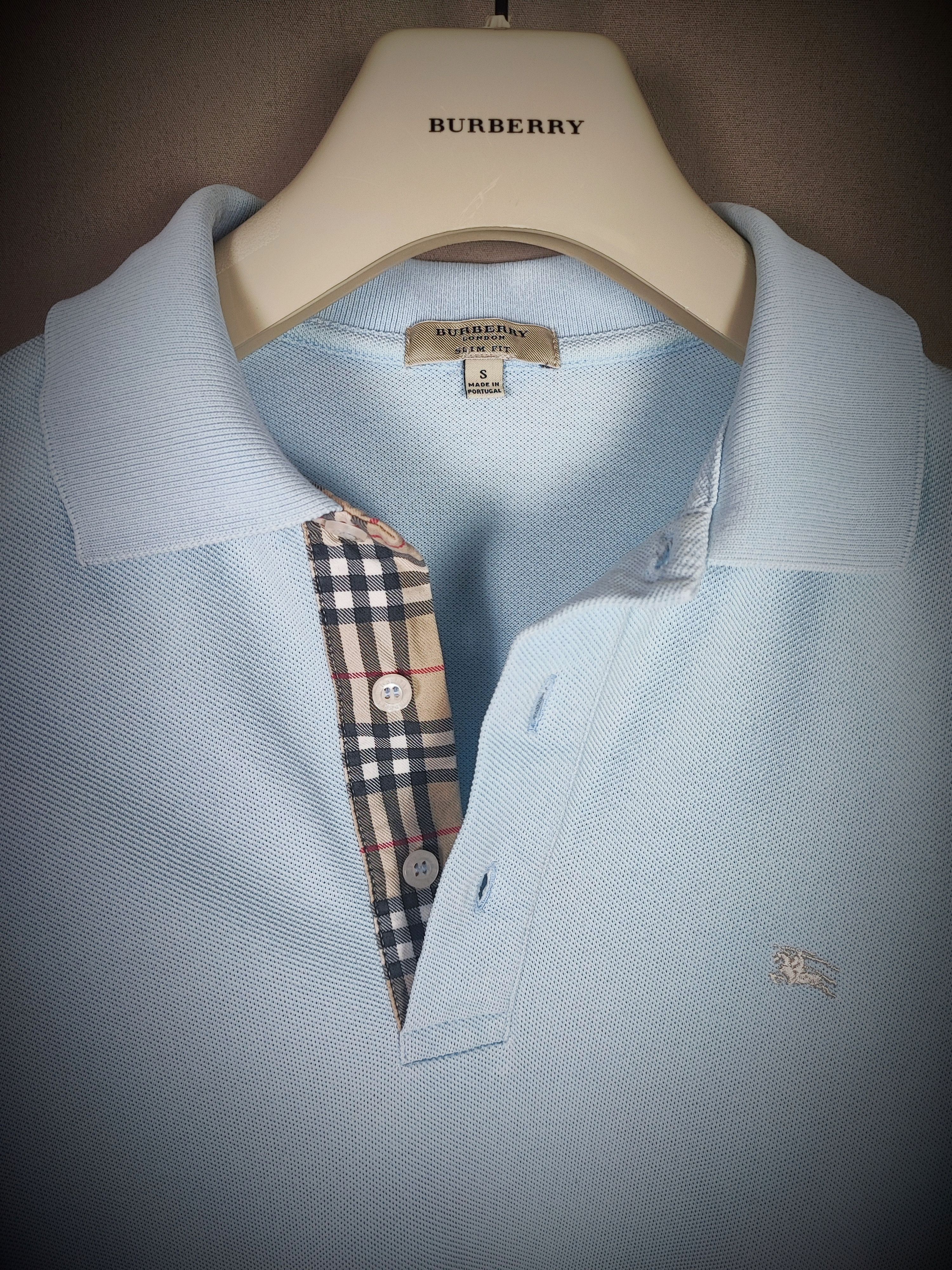 Burberry 🔥 Polo Burberry Size S light blue🔥 Size US S / EU 44-46 / 1 - 1 Thumbnail