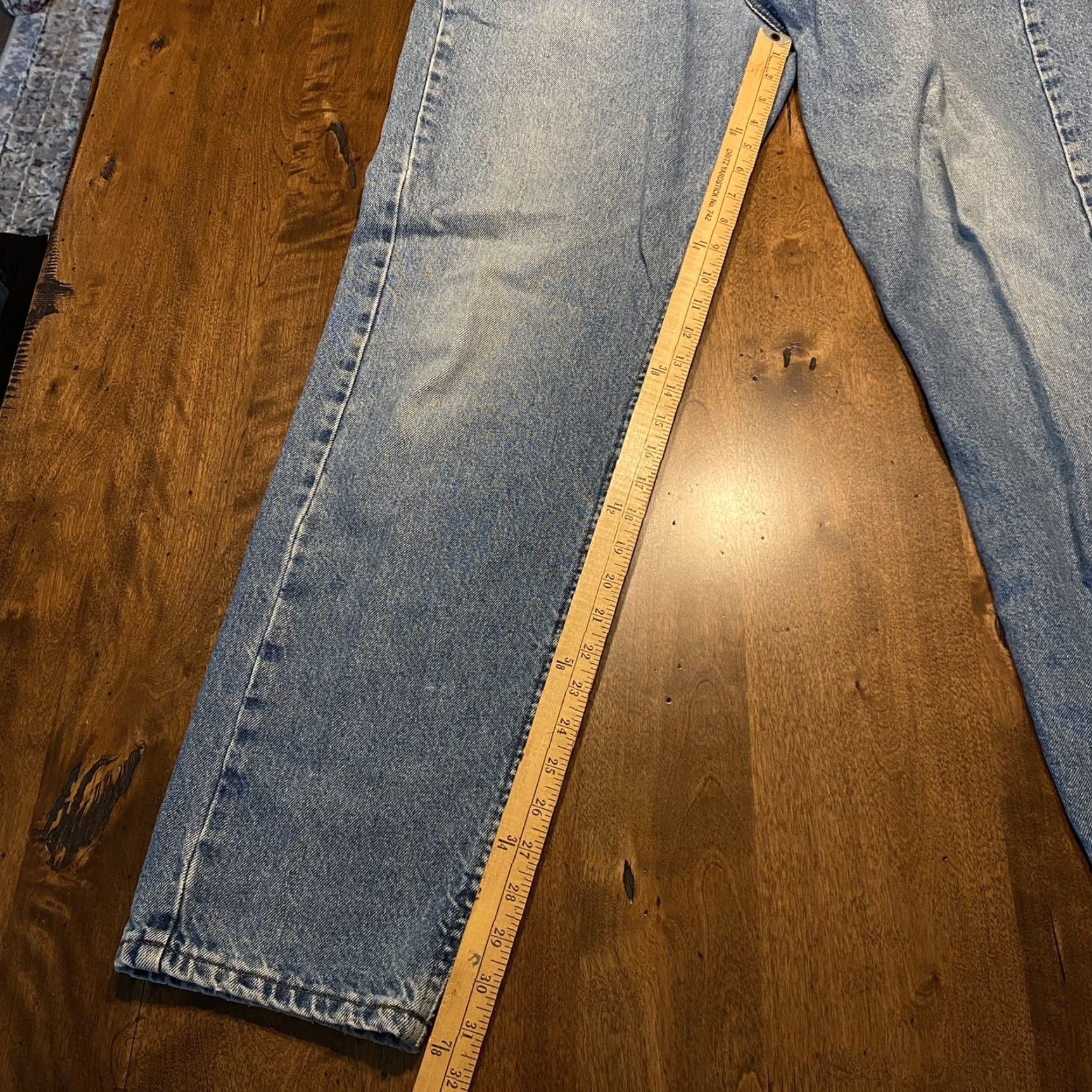 Vintage VINTAGE L.L. Bean Jeans Mens 36x32 Denim Pants Flat Front Straight Leg Outdoors Men Size US 36 / EU 52 - 7 Thumbnail