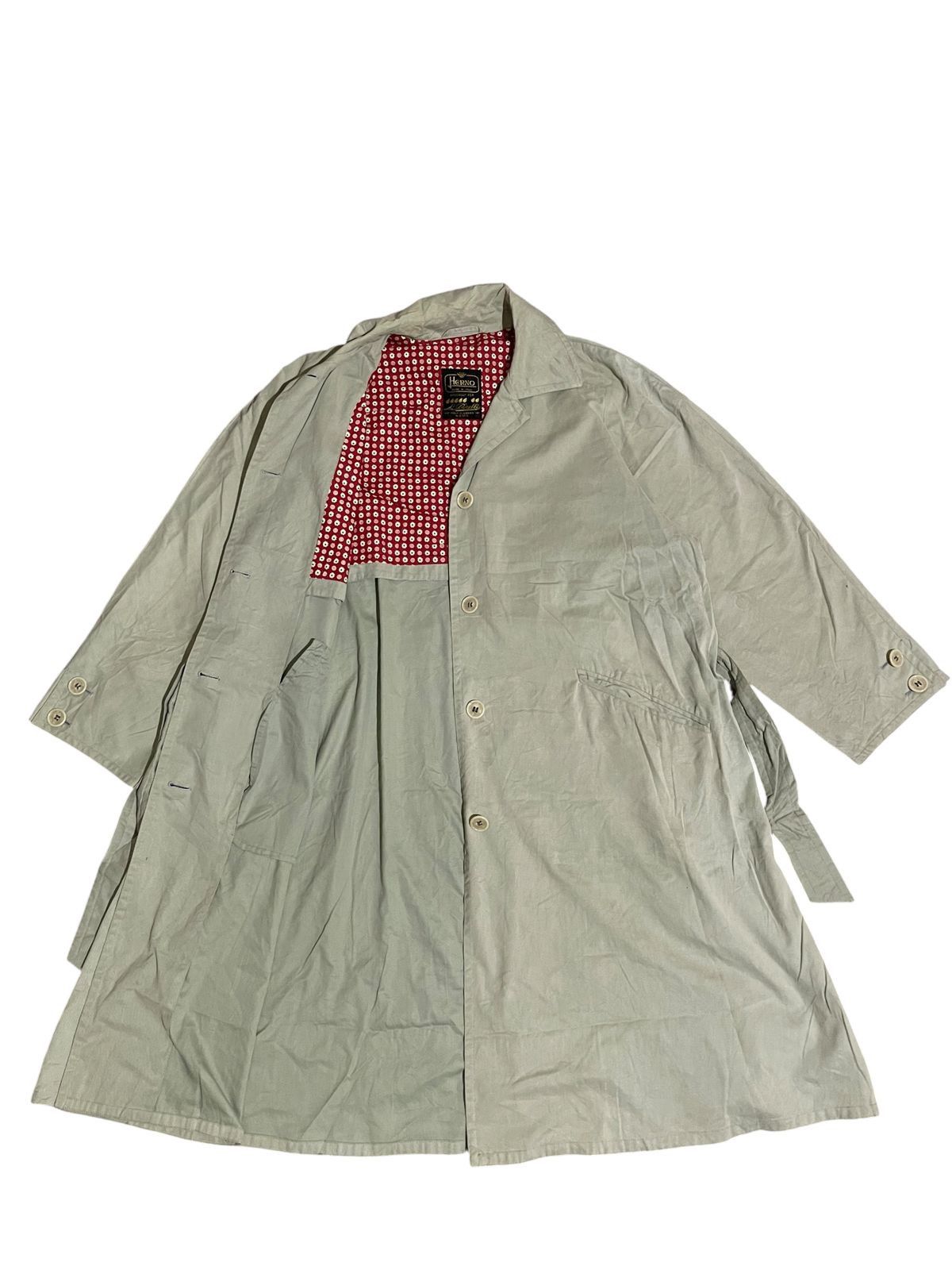 Herno 1970s Herno For Borelli Trench Coat Size US L / EU 52-54 / 3 - 5 Thumbnail