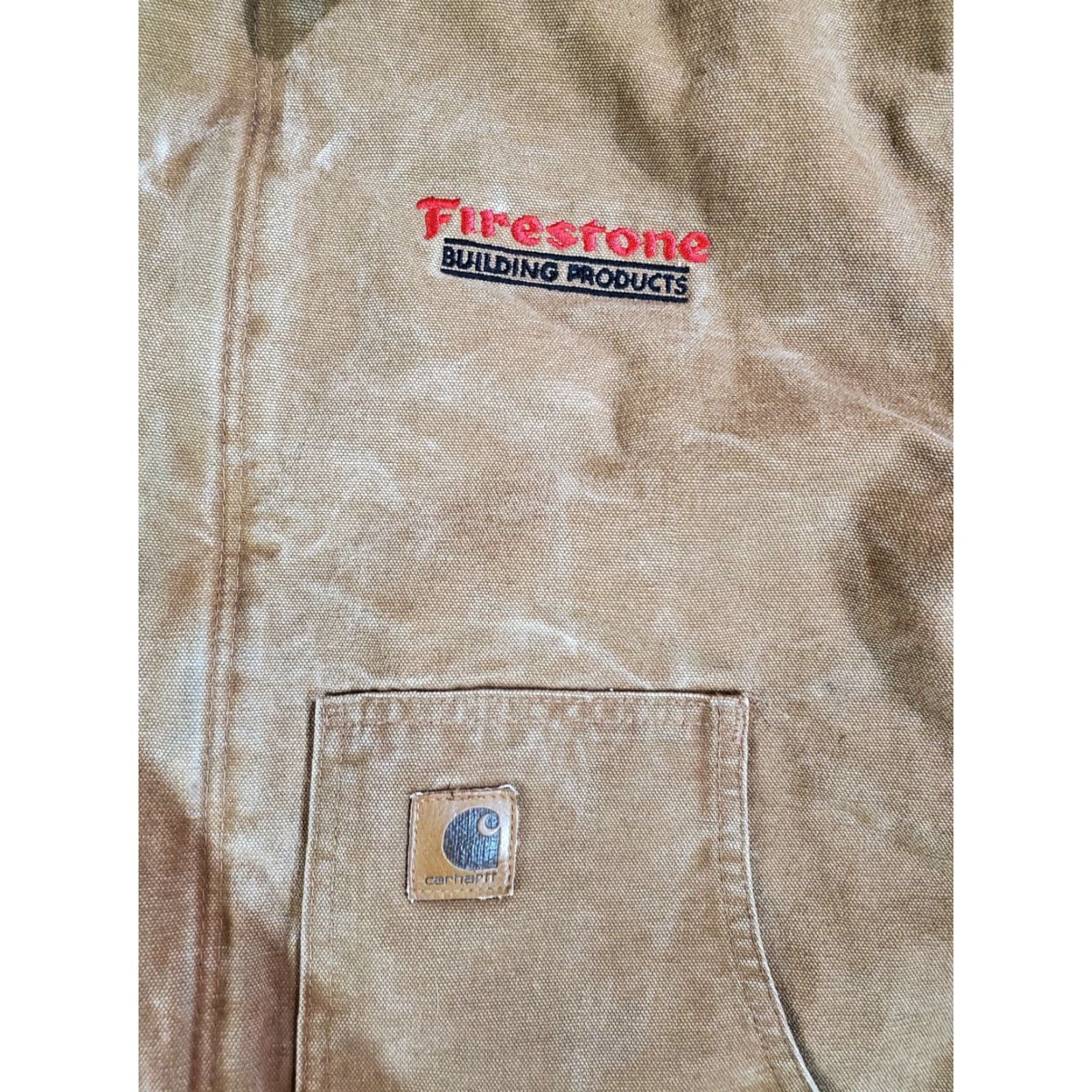 Carhartt VINTAGE Carhartt Signature Duck Canvas Quilted Lining Work Jacket J22-BRN 2XL Brown Mens Regular Jacket Size US XXL / EU 58 / 5 - 3 Thumbnail