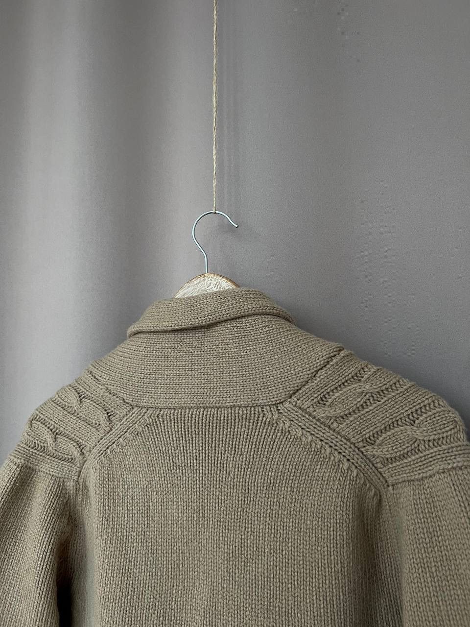 Maison Kitsune Maison Kitsune Cable Knit Wool Cardigan Size M Made in GB Size US M / EU 48-50 / 2 - 8 Thumbnail