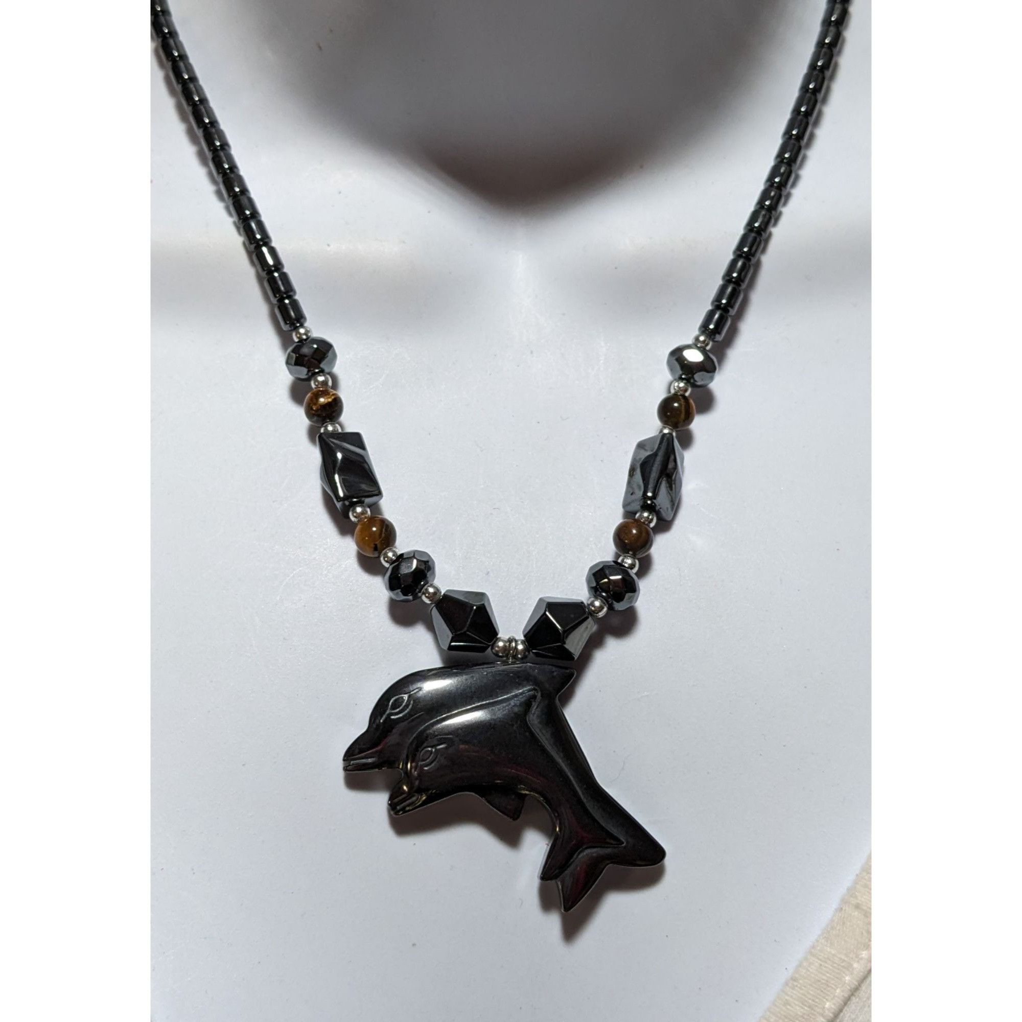 Other Hematite Dolphin Necklace Size ONE SIZE - 2 Thumbnail