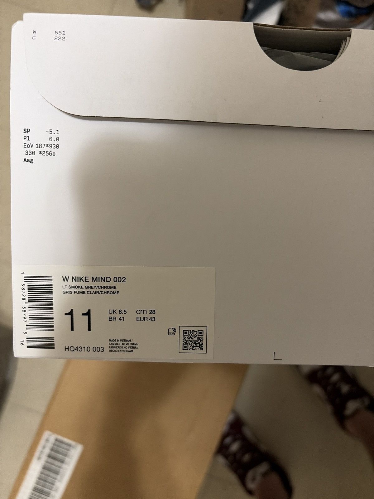 Nike Nike Mind 002 “light smoke grey” Size US 11 / IT 41 - 9 Thumbnail