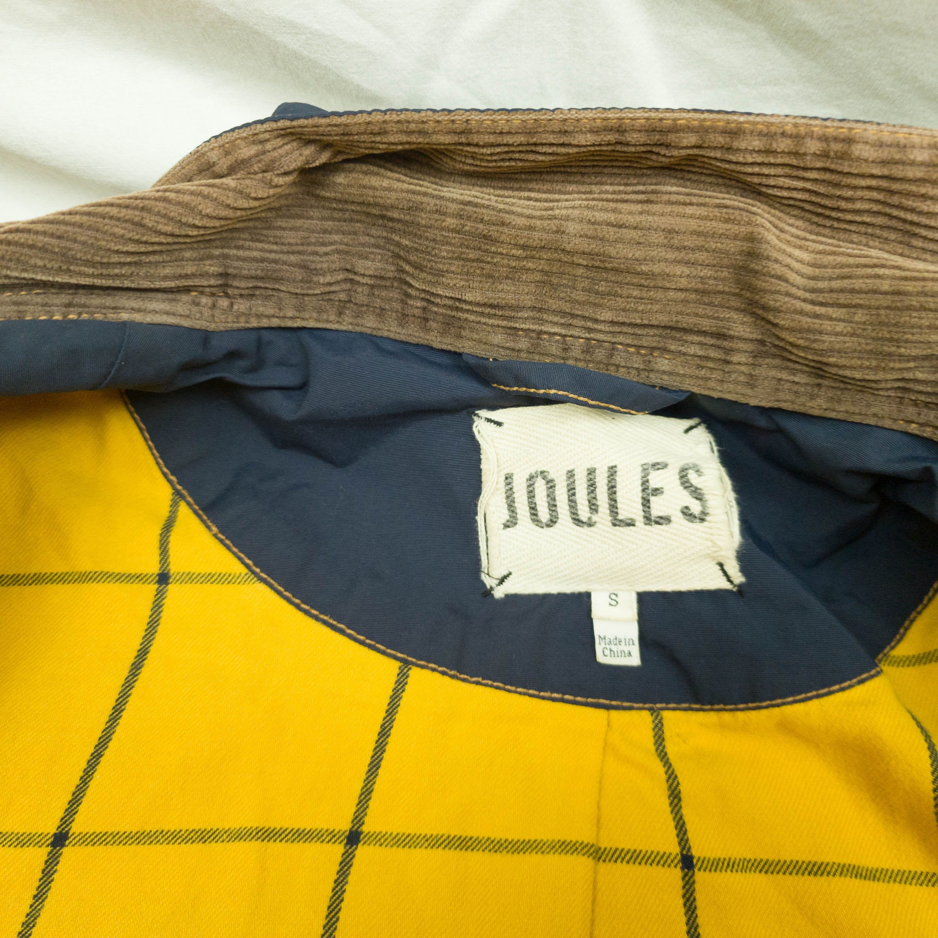 Other Joules mens jacket coat zip cotton size S-M (label S) Size US S / EU 44-46 / 1 - 5 Thumbnail