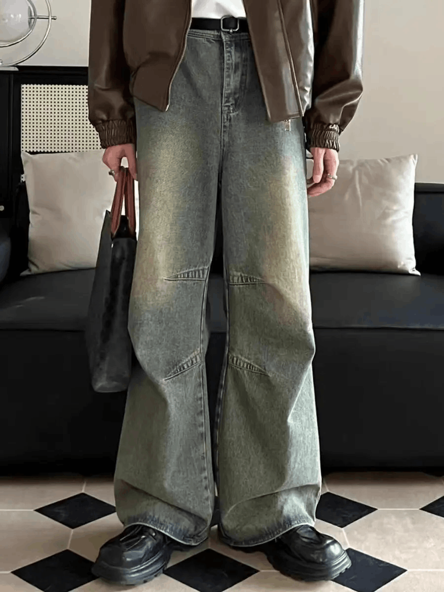 Jean × Vintage Vintage Wash Y2K Street Hip Hop Micro Flare Jeans Size US 30 / EU 46 - 4 Thumbnail