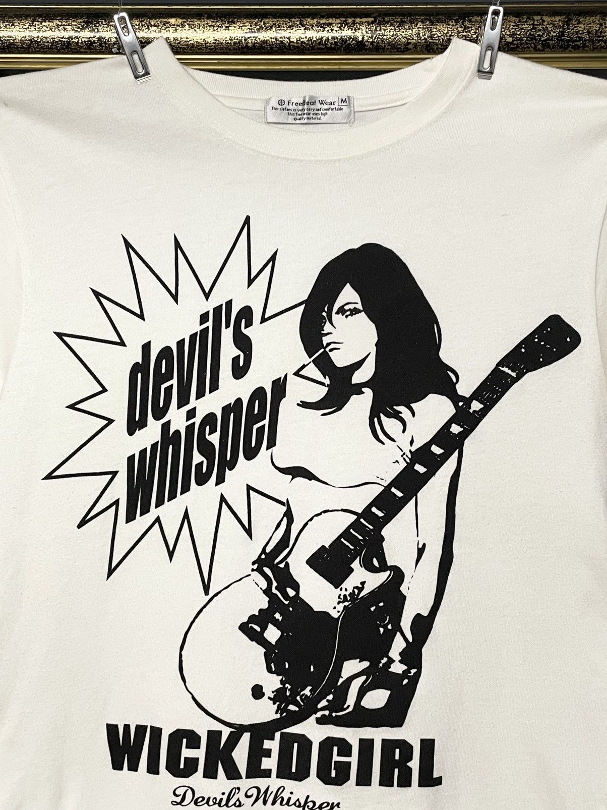 Japanese Brand Vintage 90s Japan Designer Freebeat WickedGirl Hysteric Tee Size US S / EU 44-46 / 1 - 3 Thumbnail