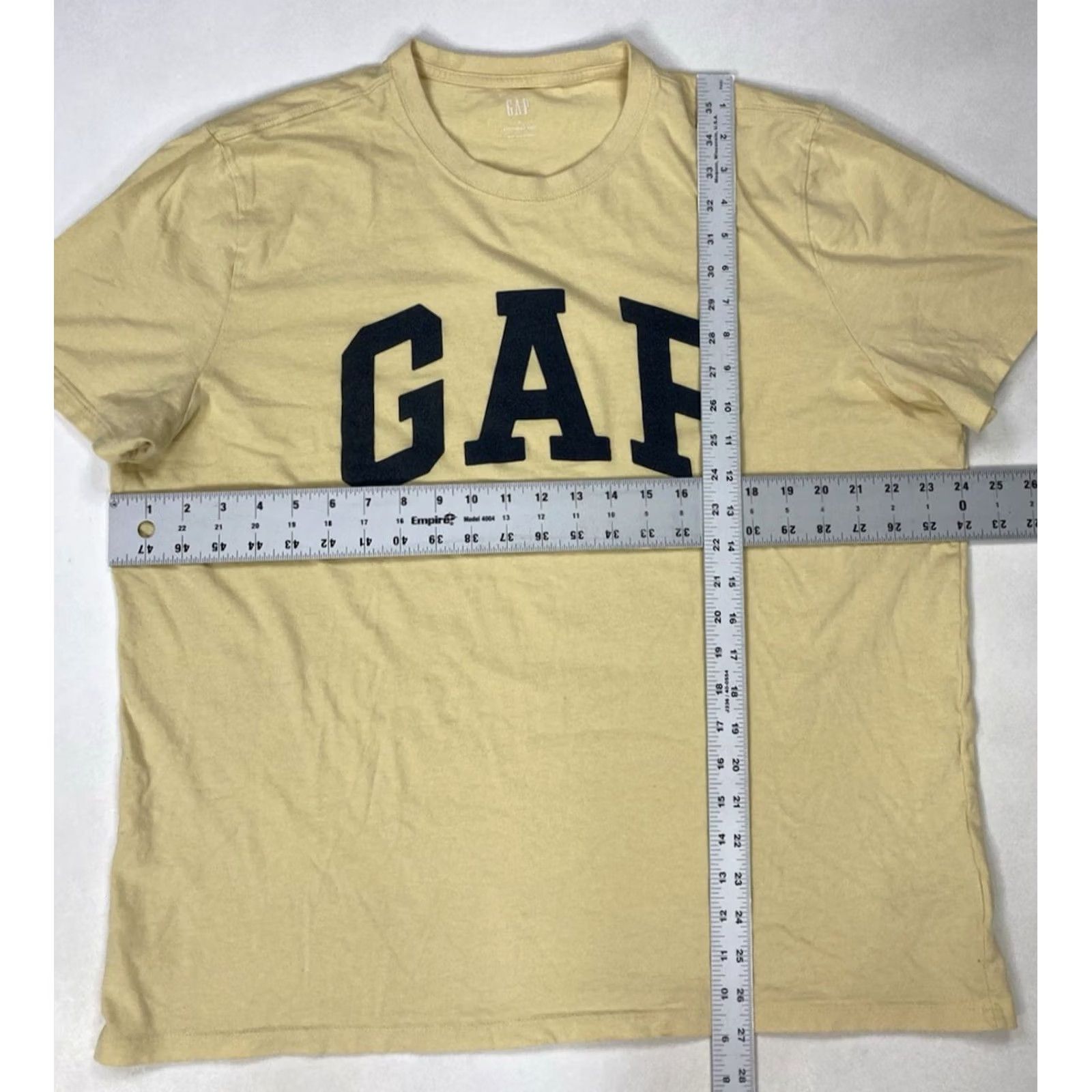Gap Gap Graphic T-shirt Men XL Yellow Short Sleeve Logo Crew Neck Size US XL / EU 56 / 4 - 5 Thumbnail