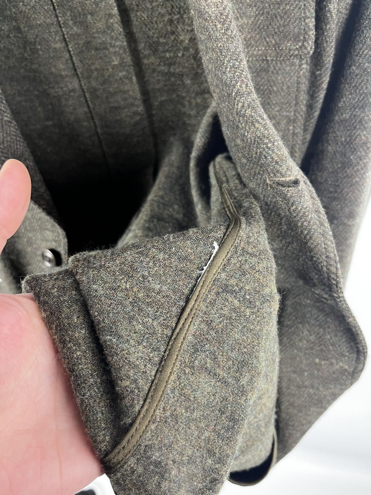 Polo Ralph Lauren Polo Ralph Lauren 10 Green Herringbone Jacquard Blazer Size L / US 10 / IT 46 - 12 Thumbnail