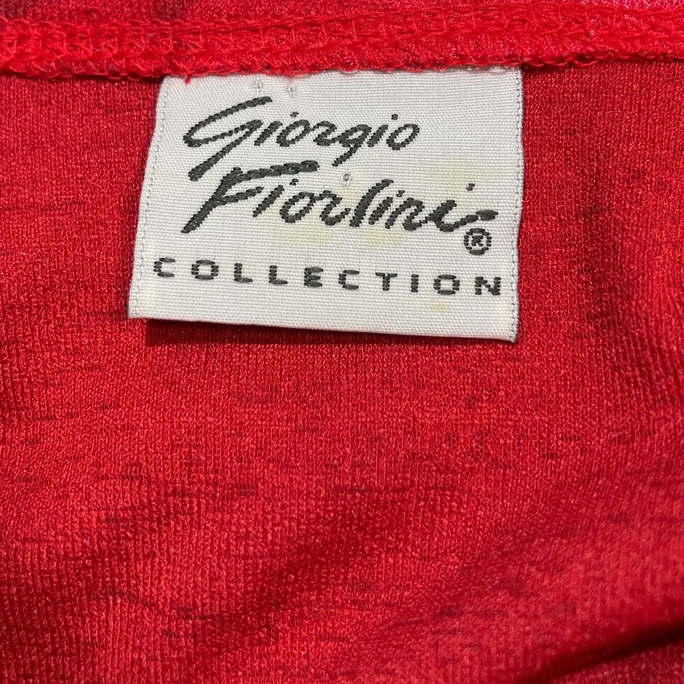 Other VTG Giorgio Fiorlini Y2K Whimsigoth Red Floral Blouse XL Size XL / US 12-14 / IT 48-50 - 4 Thumbnail