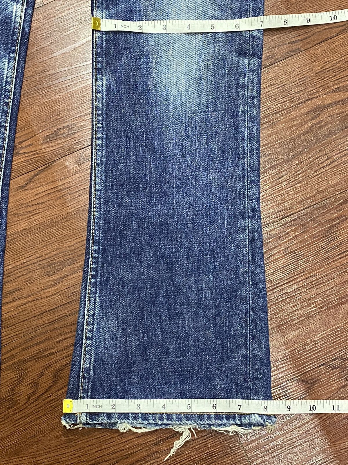 Japanese Brand Vintage Japanese Brands Sweet Camel Blue Wash Flare Jeans Size US 30 / EU 46 - 15 Thumbnail